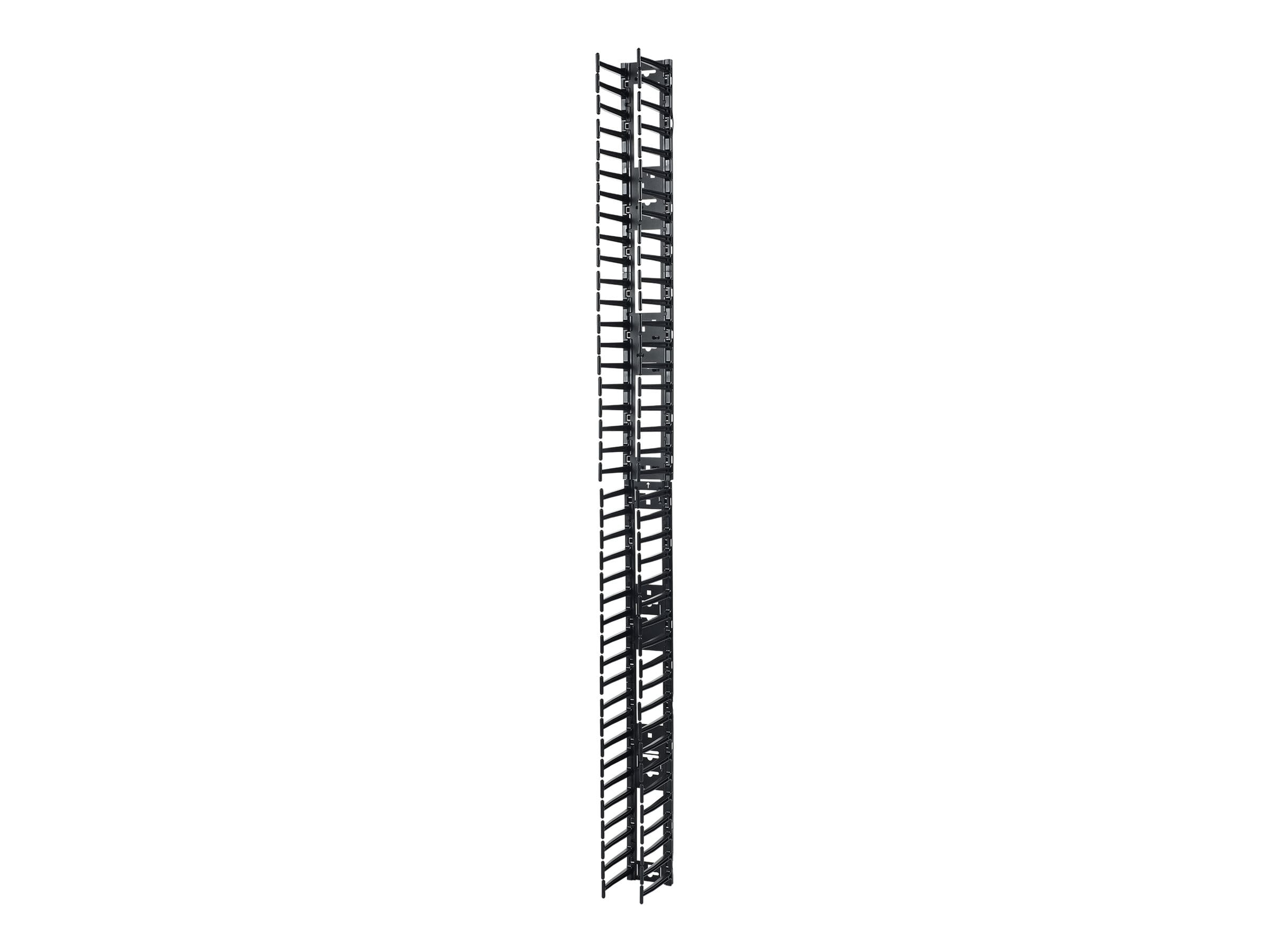 APC Rack - Kabelführungssatz - Schwarz - 42HE - TAA-konform (Packung mit 2)