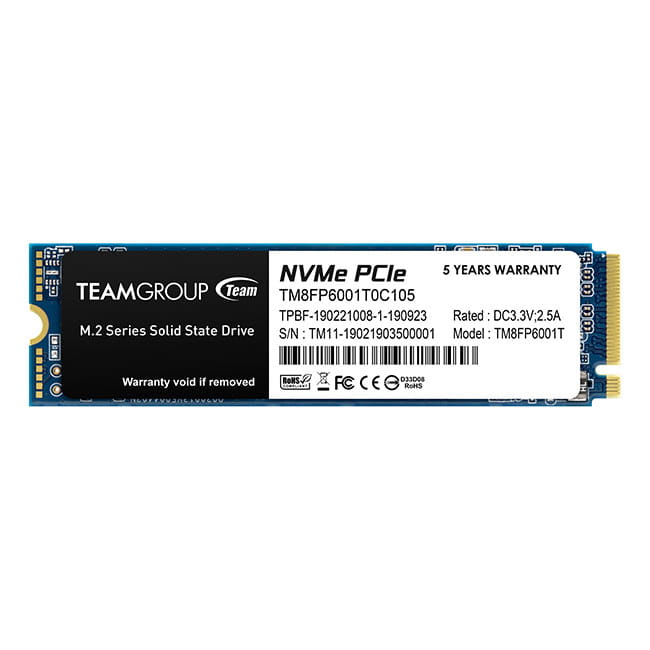 Team Group MP33 - SSD - 1 TB - intern - M.2 2280 - PCIe 3.0 x4 (NVMe)
