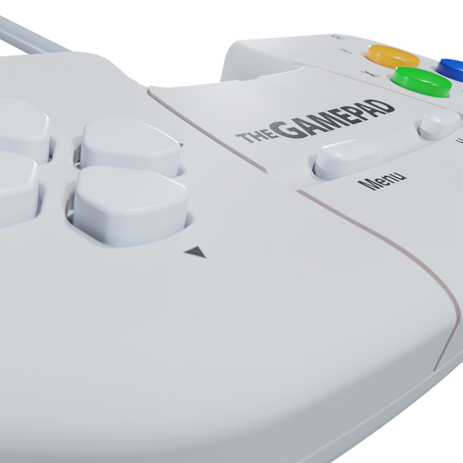 Retro Games The Gamepad White, Gamepad, MAC, PC, ZX Spectrum, D-Pad, Menü-Taste, Home button, Digital, Kabelgebunden, USB 2.0
