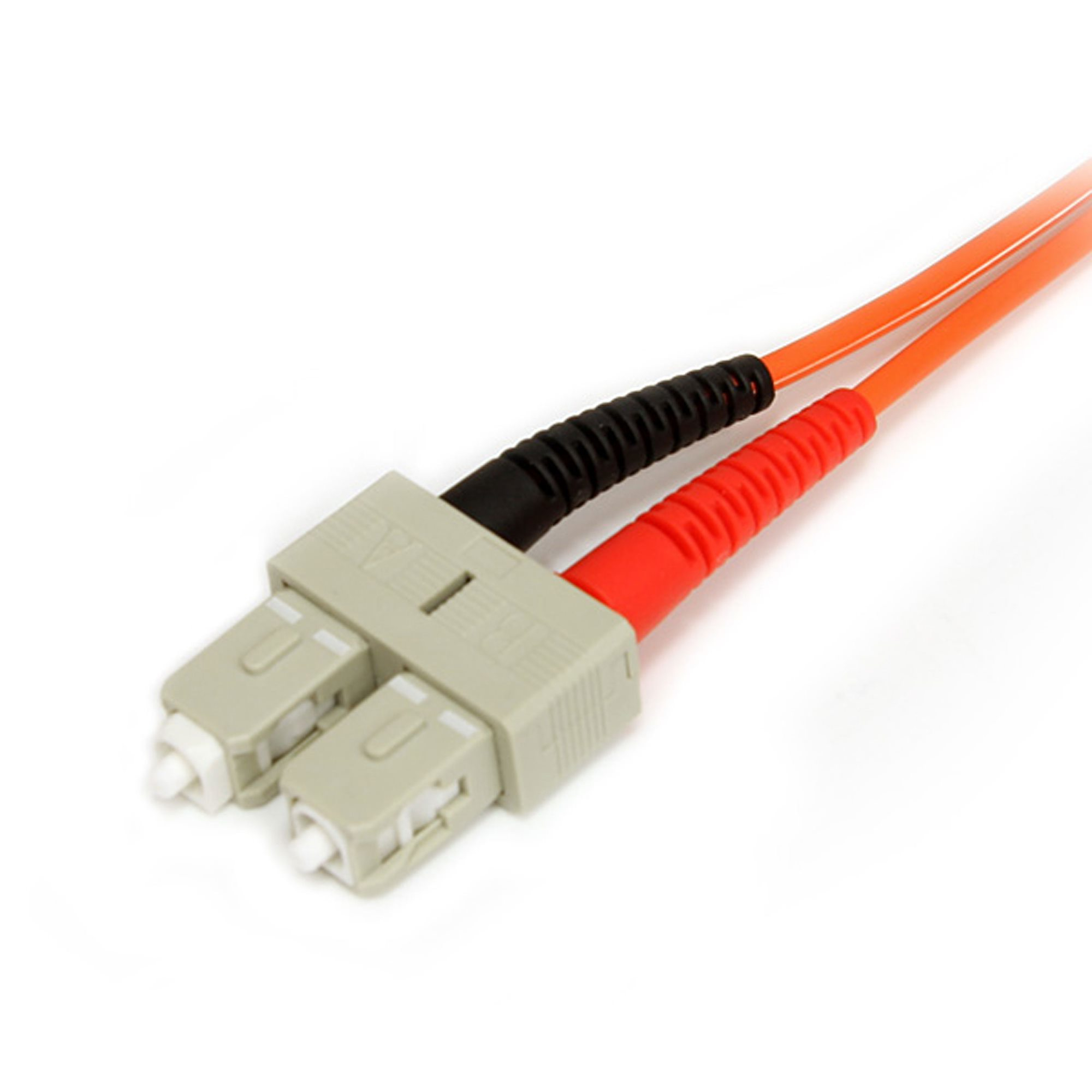 StarTech.com 3m Fiber Optic Cable - Multimode Duplex 62.5/125 - LSZH - LC/SC - OM1 - LC to SC Fiber Patch Cable (FIBLCSC3)