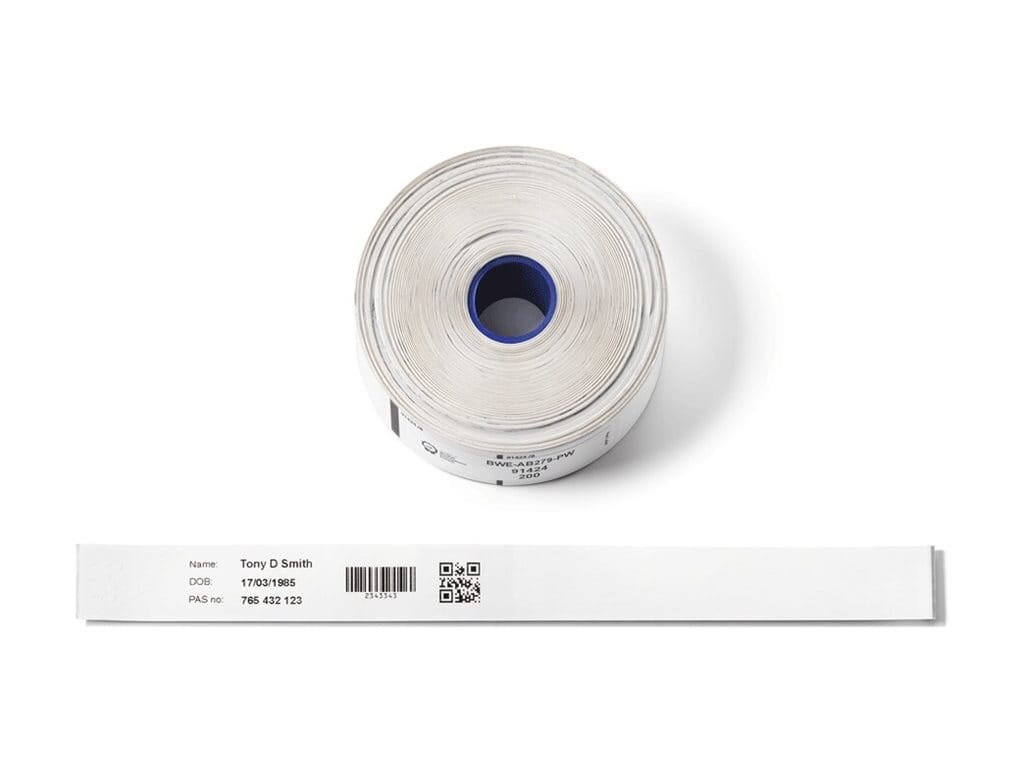 Brother Weiß - 25 x 279 mm 200 Stck. (5 Rolle(n)