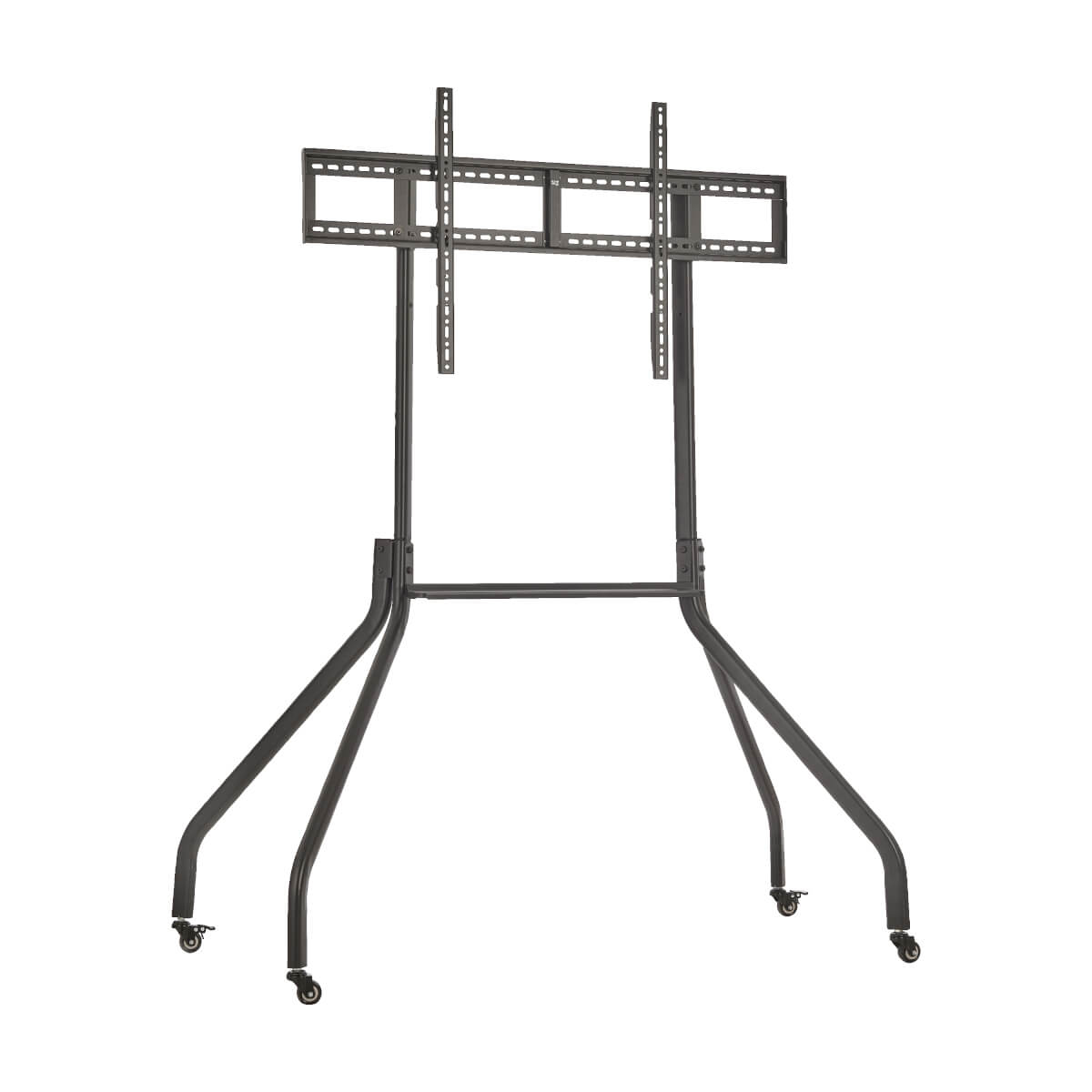 Tripp Eaton Tripp Lite Series Rolling TV Cart for 55" to 85" Displays, Wide Legs, Locking Casters - Wagen - fest - für Monitor / HDTV - Aluminium, Stahl - Schwarz - Bildschirmgröße: 139.7-215.9 cm (55"-85")