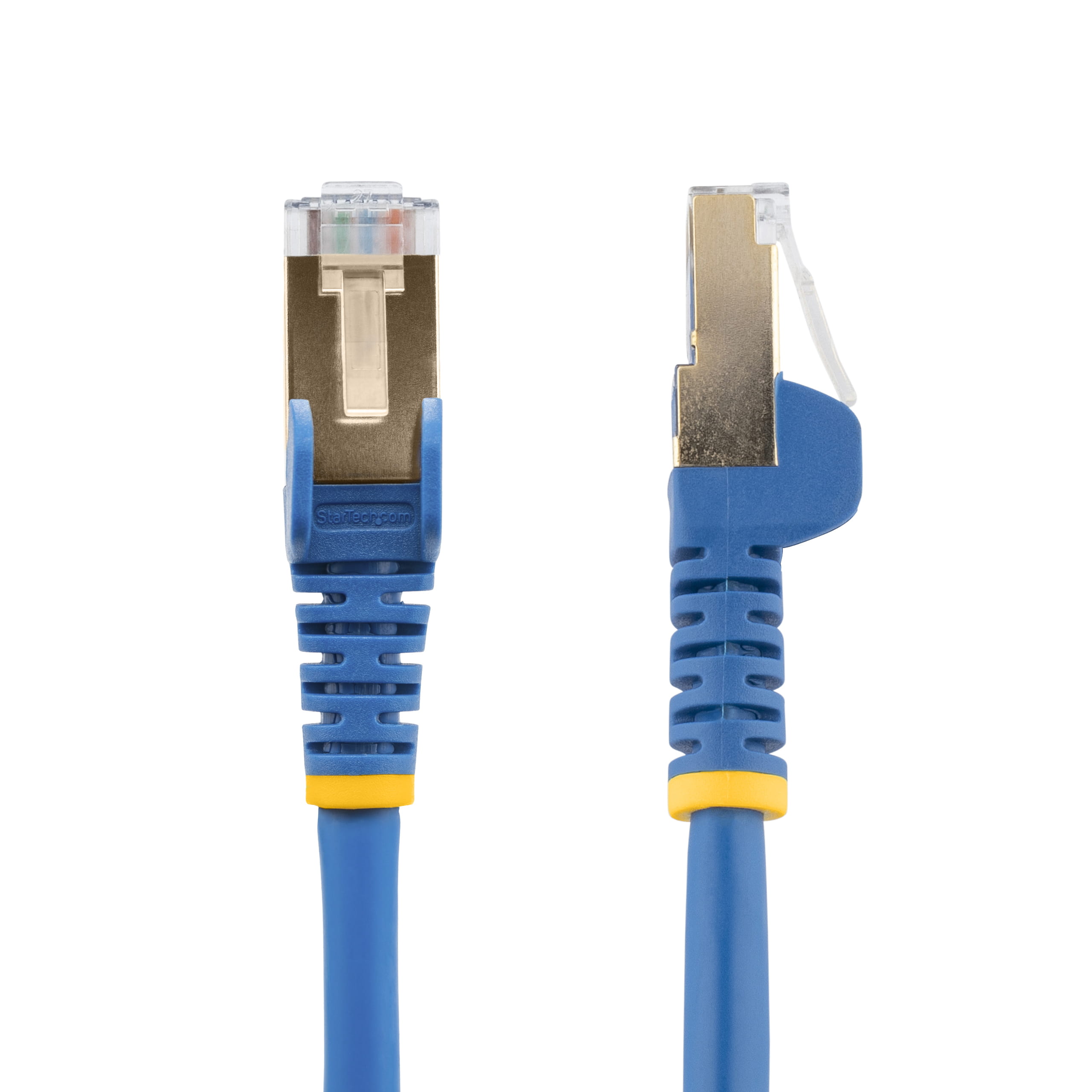 StarTech.com 7m CAT6A Ethernet Cable, 10 Gigabit Shielded Snagless RJ45 100W PoE Patch Cord, CAT 6A 10GbE STP Network Cable w/Strain Relief, Blue, UL Certified Wiring/TIA - Category 6A - 26AWG (6ASPAT7MBL)
