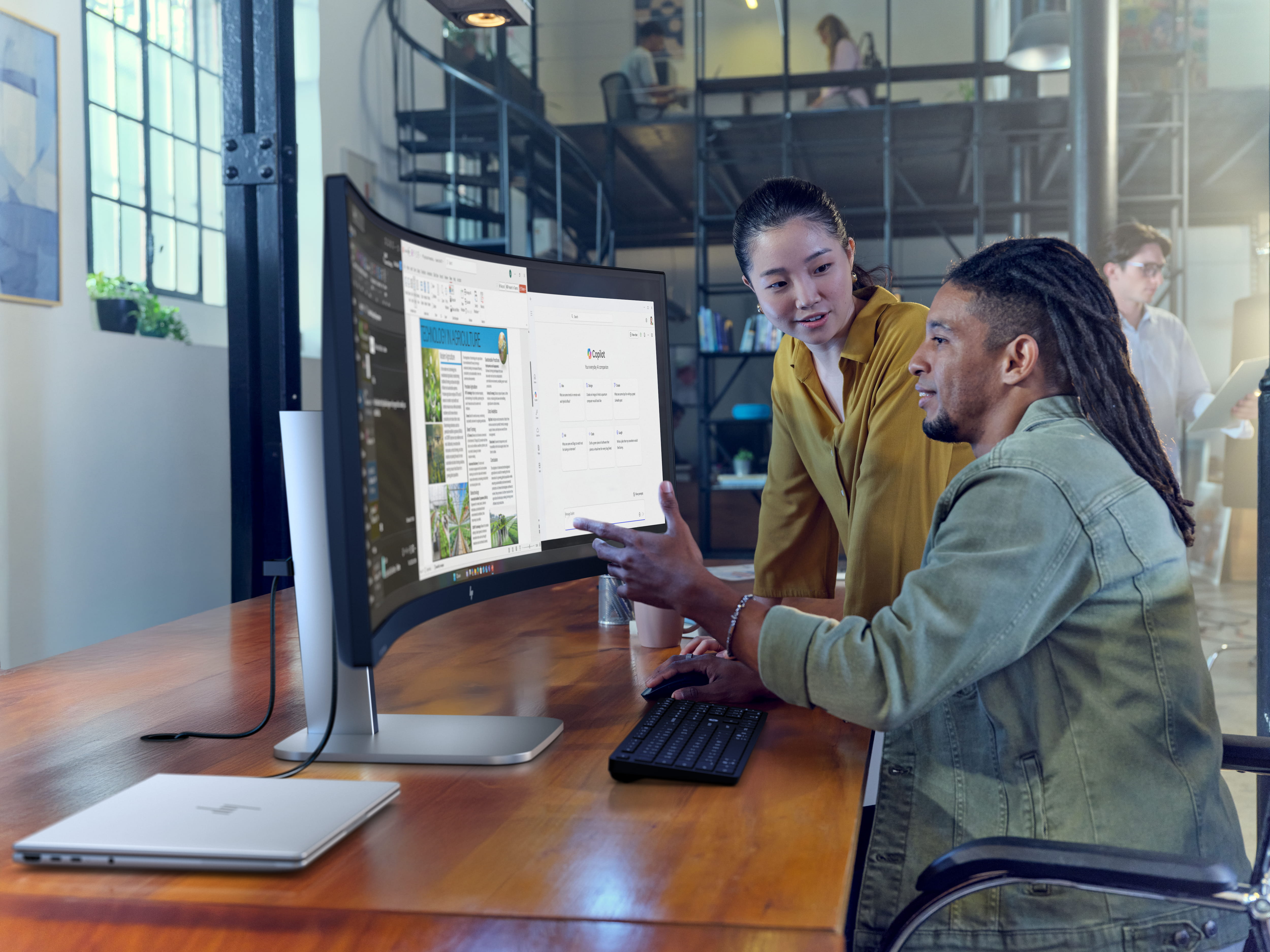HP 549pm - Series 5 Pro - LED-Monitor - gebogen - 124.5 cm (49")