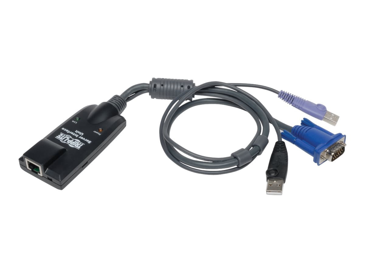 Tripp B055-001-UV2CAC, Schwarz, HD15, 2x USB A, RJ45, Männlich/Weiblich, 50 m, B064-IPG
