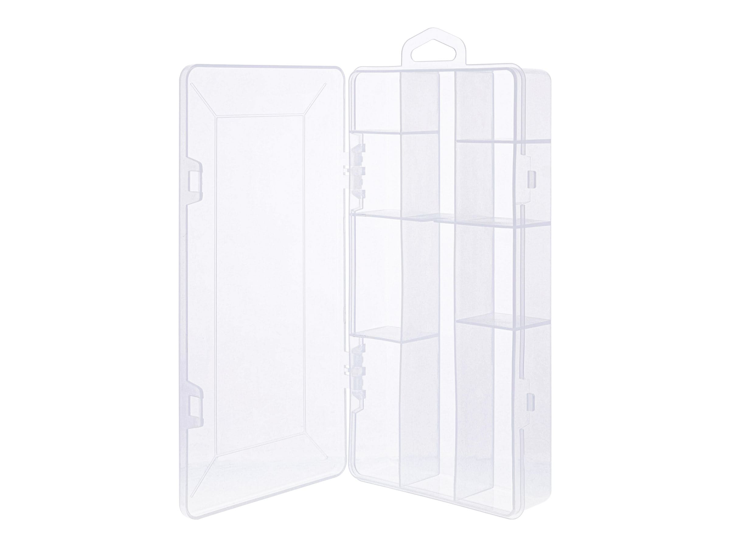 InLine Kleinteilebox - 10 Fächer - Abmessungen: 206x107x33mm - transparent