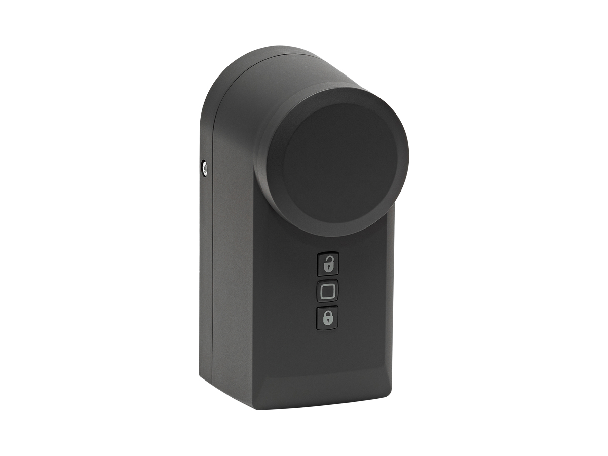 eQ-3 AG Homematic IP HmIP-DLD-A, Intelligentes Torschloss, Ohne Schlüssel, Fernbedienung, Anthrazit, IP20, AA, 3 Stück(e)