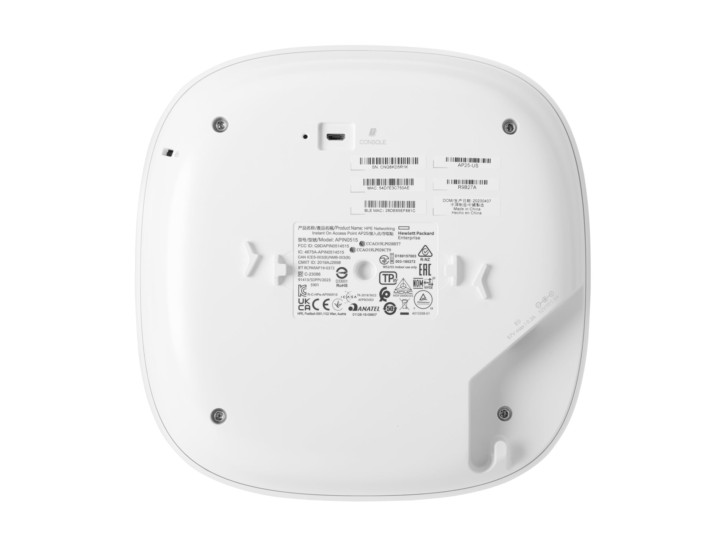 HPE Networking Instant On AP25 (ID) - Accesspoint