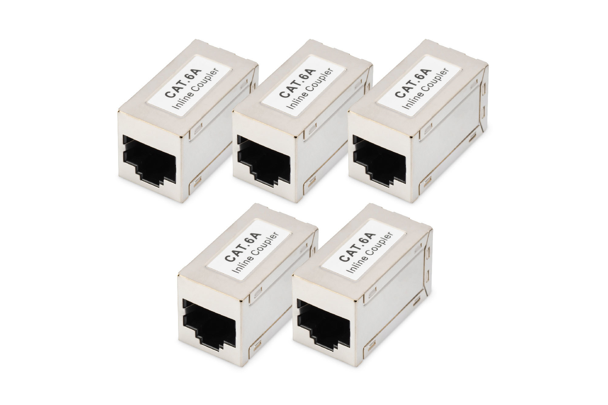 DIGITUS CAT 6A Modulare Kupplung, geschirmt - 5 Stk.