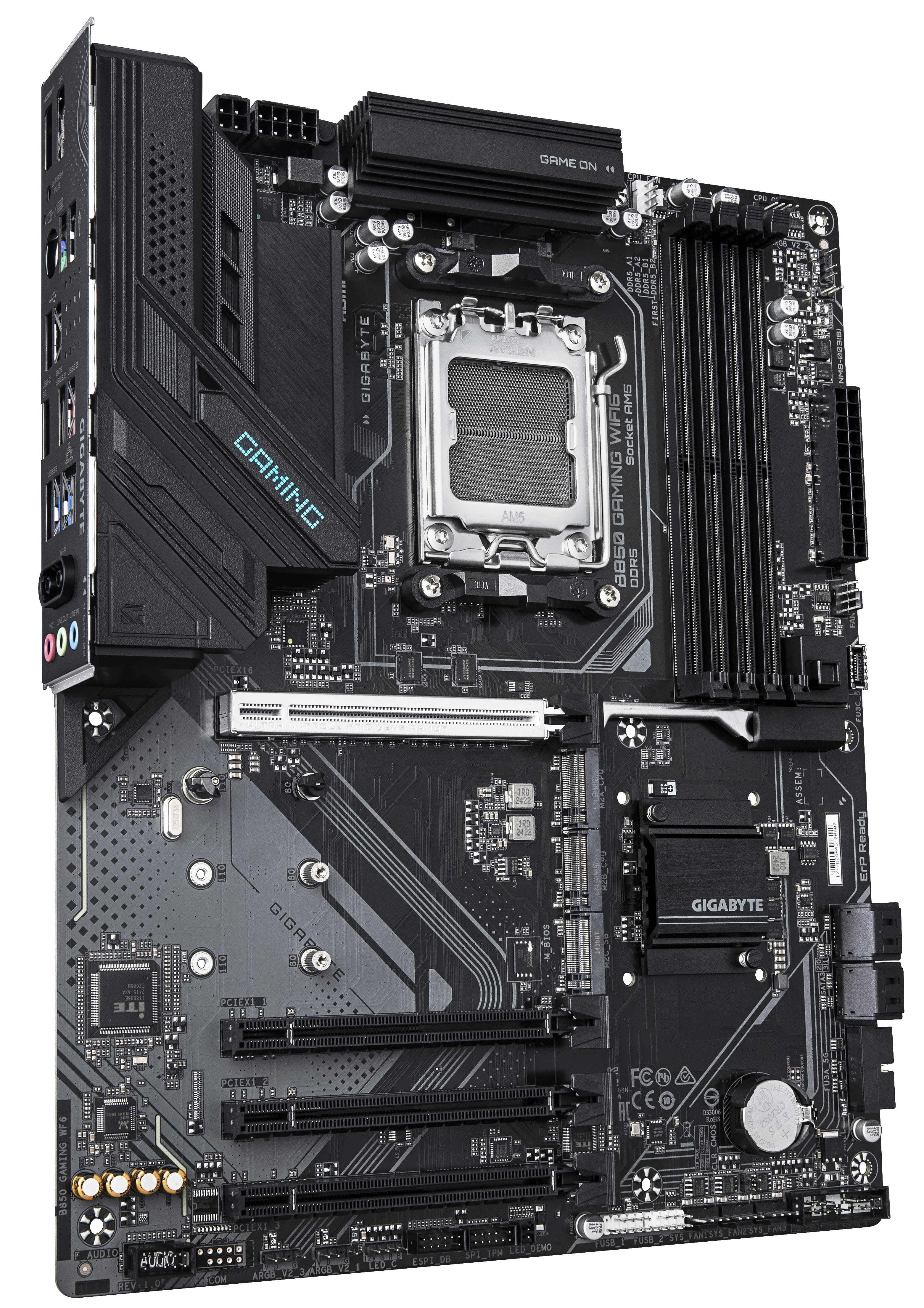 Gigabyte B850 GAMING WIFI6 - Motherboard - ATX - Socket AM5 - AMD B850 Chipsatz - USB-C 3.2 Gen 1, USB 3.2 Gen 2, USB 3.2 Gen 1 - Wi-Fi 6, Bluetooth, Gigabit LAN - Onboard-Grafik (CPU erforderlich)