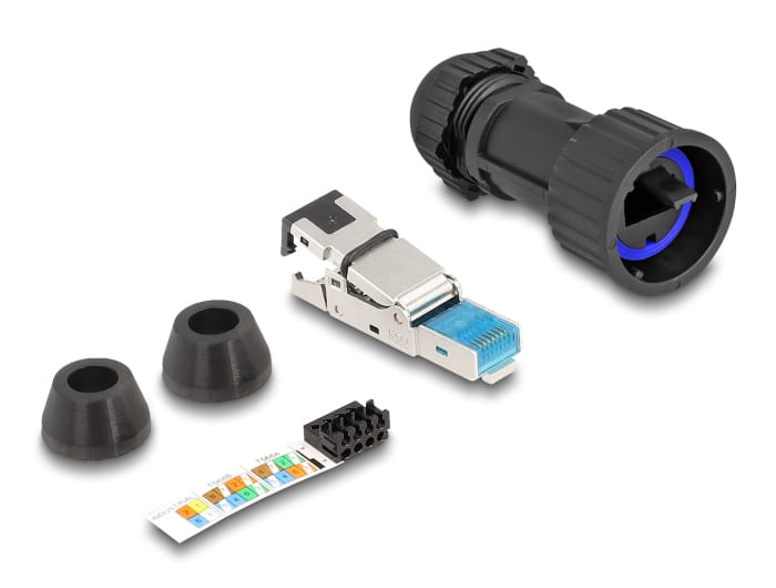 Delock Netzwerkanschluss - RJ-45 (M) zu LSA