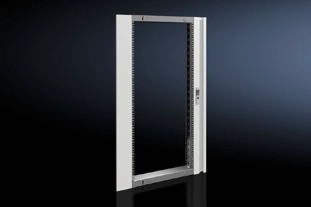 Rittal VX - Rack-Schwingrahmen - Seite - RAL 7035 - 22U - 48.3 cm (19")
