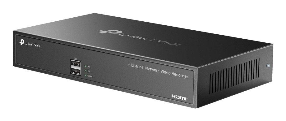 TP-LINK VIGI NVR1004H V1 - NVR - 4 Kanäle - netzwerkfähig