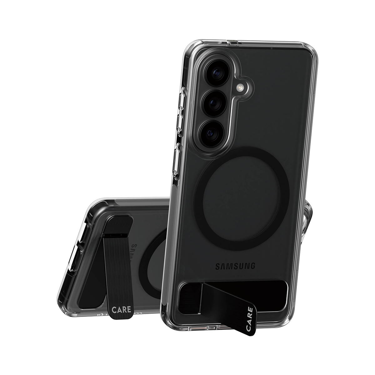 PanzerGlass CARE by PanzerGlass Urban Explorer - Hintere Abdeckung für Mobiltelefon - mit Standfuß, Qi-kompatibel - Thermoplastisches Polyurethan (TPU)