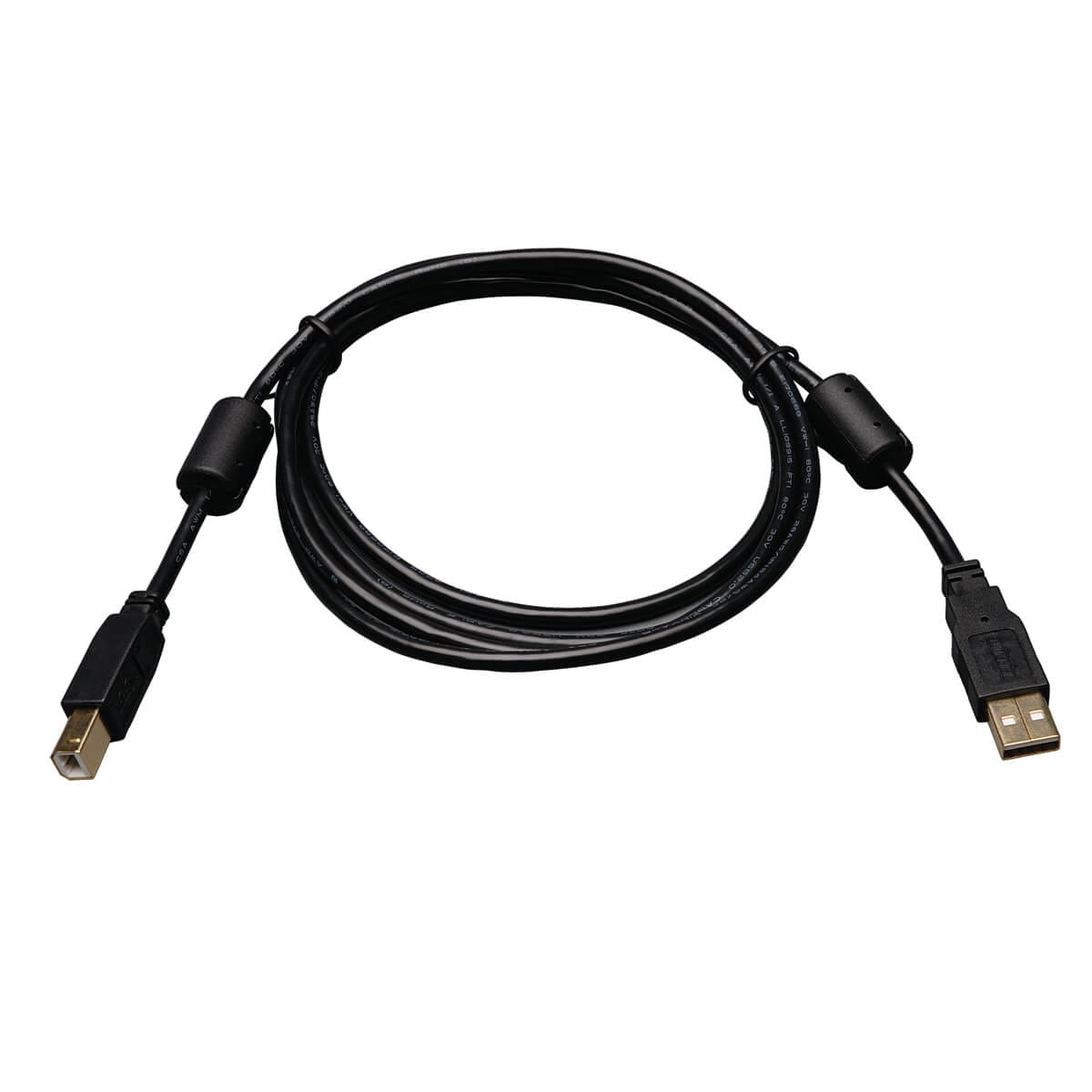 Tripp Eaton Tripp Lite Series USB 2.0 A to B Cable with Ferrite Chokes (M/M)