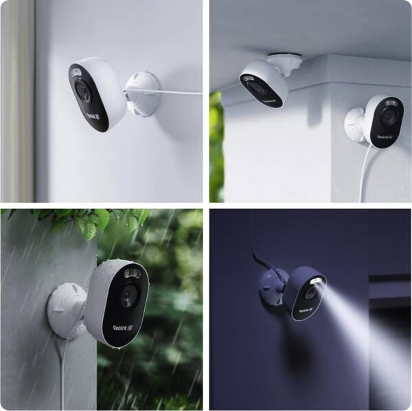 Reolink RL-E450, IP-Sicherheitskamera, Drinnen, Verkabelt & Kabellos, 10 m, Amazon Alexa & Google Assistant, Decke/Wand