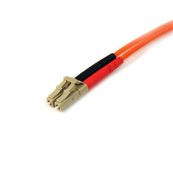 StarTech.com 10m Fiber Optic Cable - Multimode Duplex 50/125 - LSZH - LC/LC - OM2 - LC to LC Fiber Patch Cable - Patch-Kabel - LC Multi-Mode (M)