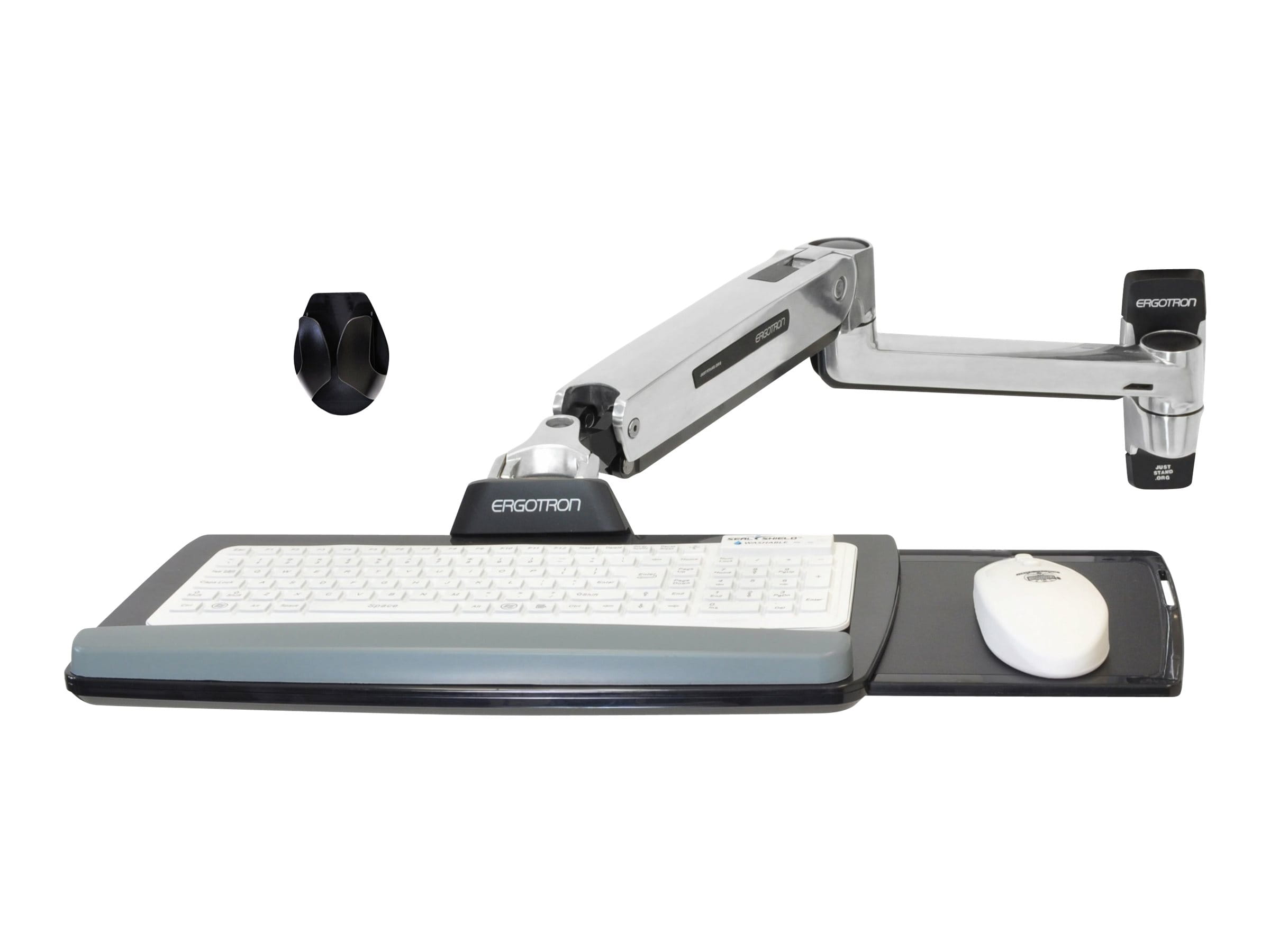 Ergotron LX - Befestigungskit (Steh-Sitz-Arm, Verlängerung, Basis, Tastatur-Tablett, Mausablage zum Herausziehen, Handgelenkkissen, Maushalterung) Ergotron LX - Befestigungskit (Steh-Sitz-Arm, Verlängerung, Basis, Tastatur-Tablett, Mausablage zum Herausziehen, Handgelenkkissen, Maushalterung)