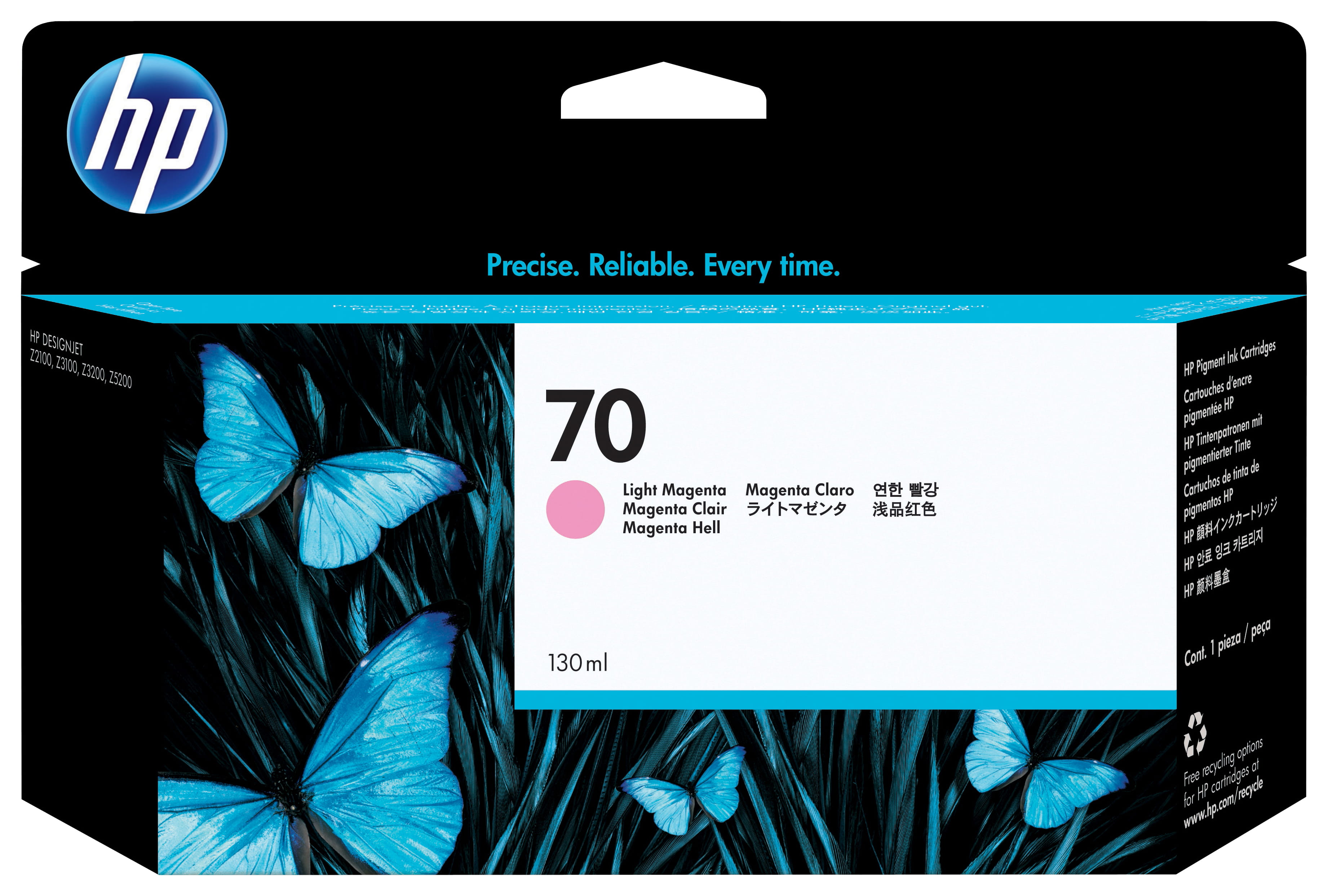 HP 70 - 130 ml - hellmagentafarben - original