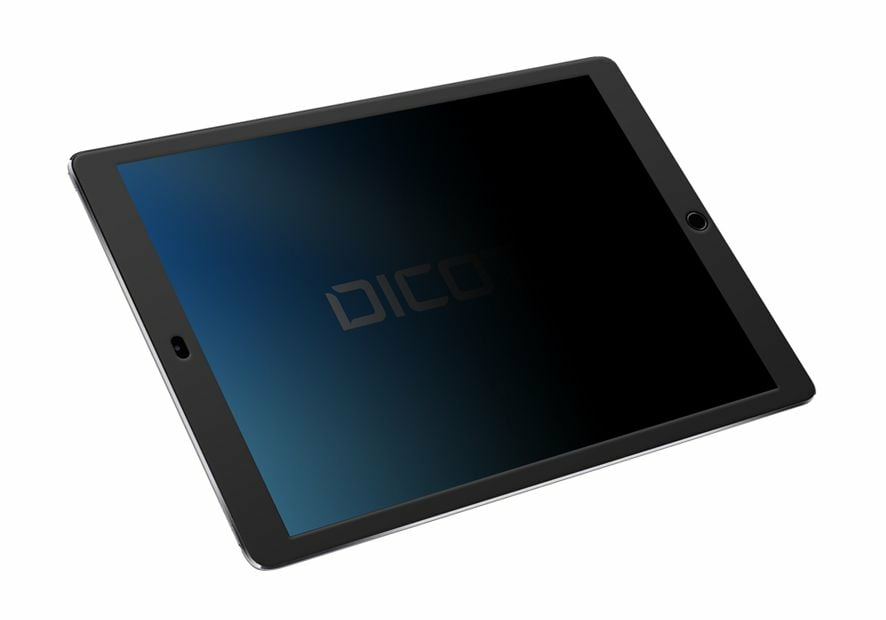 Dicota Secret - Bildschirmschutz für Tablet - mit Sichtschutzfilter - 2-Wege - Schwarz - für Apple 12.9-inch iPad Pro (1. Generation, 2. Generation)