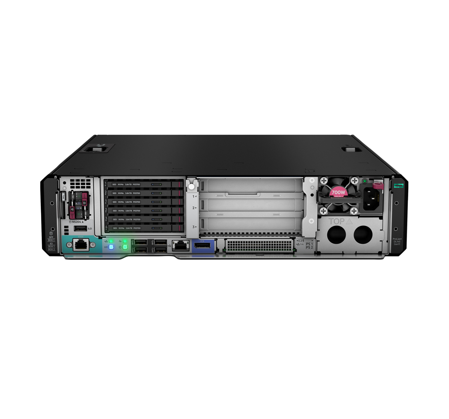 HPE ProLiant DL145 Gen11 Network Choice - 2U - 1-Weg - 1 x EPYC 8024P / 2.4 GHz - RAM 32 GB - Hot-Swap 6.4 cm (2.5")