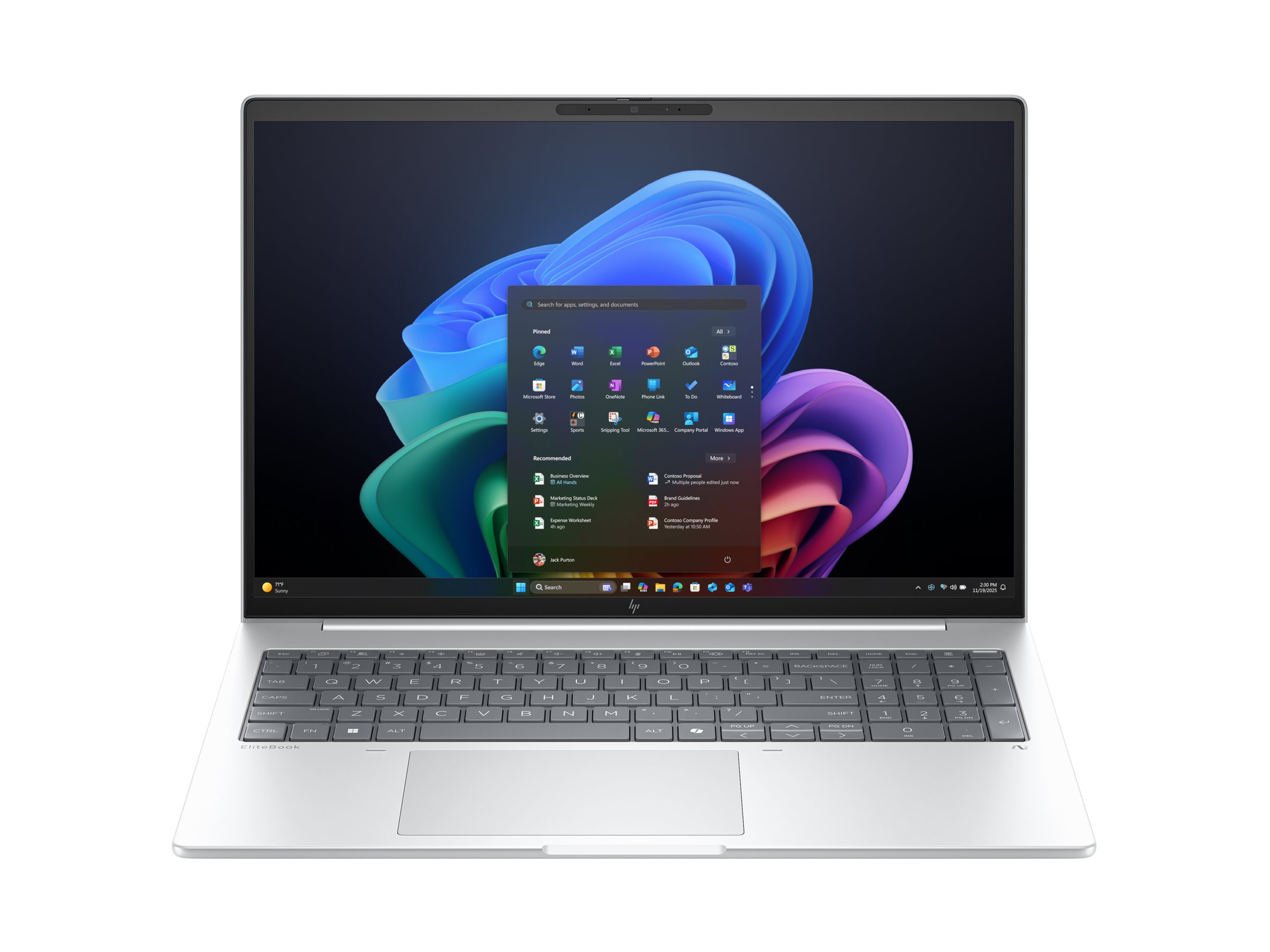 HP EliteBook 8 G1i Notebook Next Gen AI - Intel Core Ultra 7 256V / 2.2 GHz - Win 11 Pro - Intel Arc Graphics - 16 GB RAM - 512 GB SSD NVMe - 40.6 cm (16")