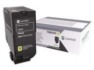 Lexmark Gelb - Original - Tonerpatrone - für Lexmark CS727de