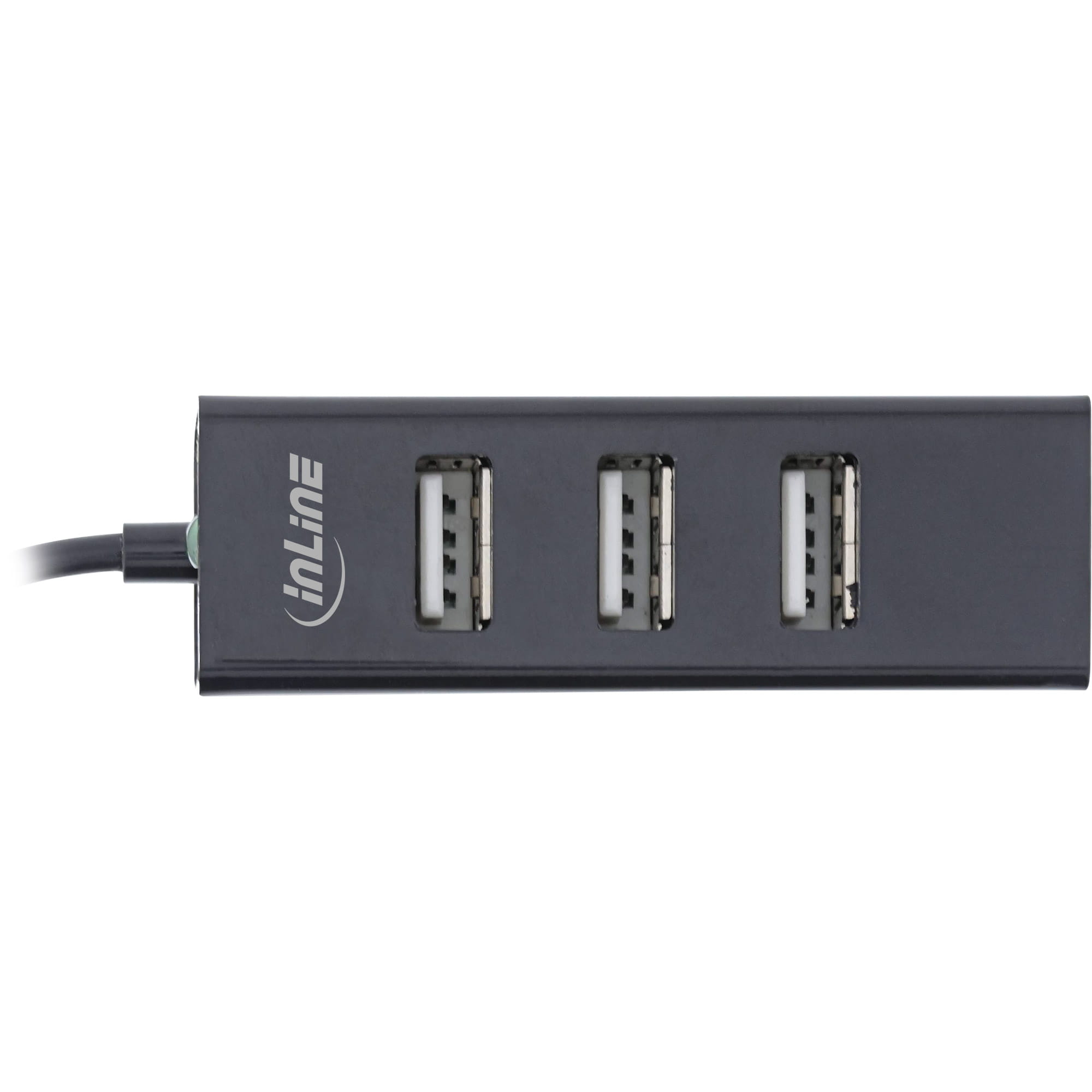 InLine USB 2.0 4-Port Hub - USB-C auf 4x USB-A - 15cm - schwarz