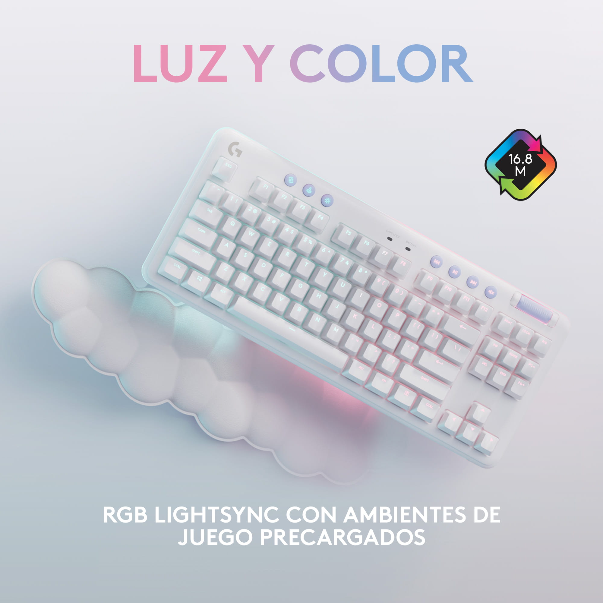 Logitech G G715 - Tastatur - tenkeyless - hintergrundbeleuchtet
