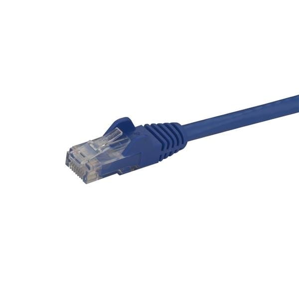 StarTech.com 3m CAT6 Ethernet Cable, 10 Gigabit Snagless RJ45 650MHz 100W PoE Patch Cord, CAT 6 10GbE UTP Network Cable w/Strain Relief, Blue, Wiring is UL Certified/TIA - Category 6 - 24AWG (N6PATC3MBL)