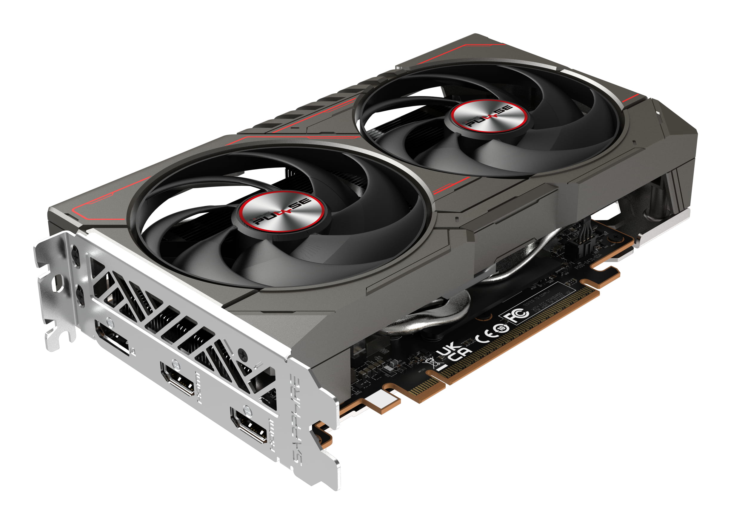 Sapphire PULSE Radeon RX 9060 XT, Radeon RX 9060 XT, 8 GB, GDDR6, 128 Bit, 7680 x 4320 Pixel, PCI Express x16 5.0