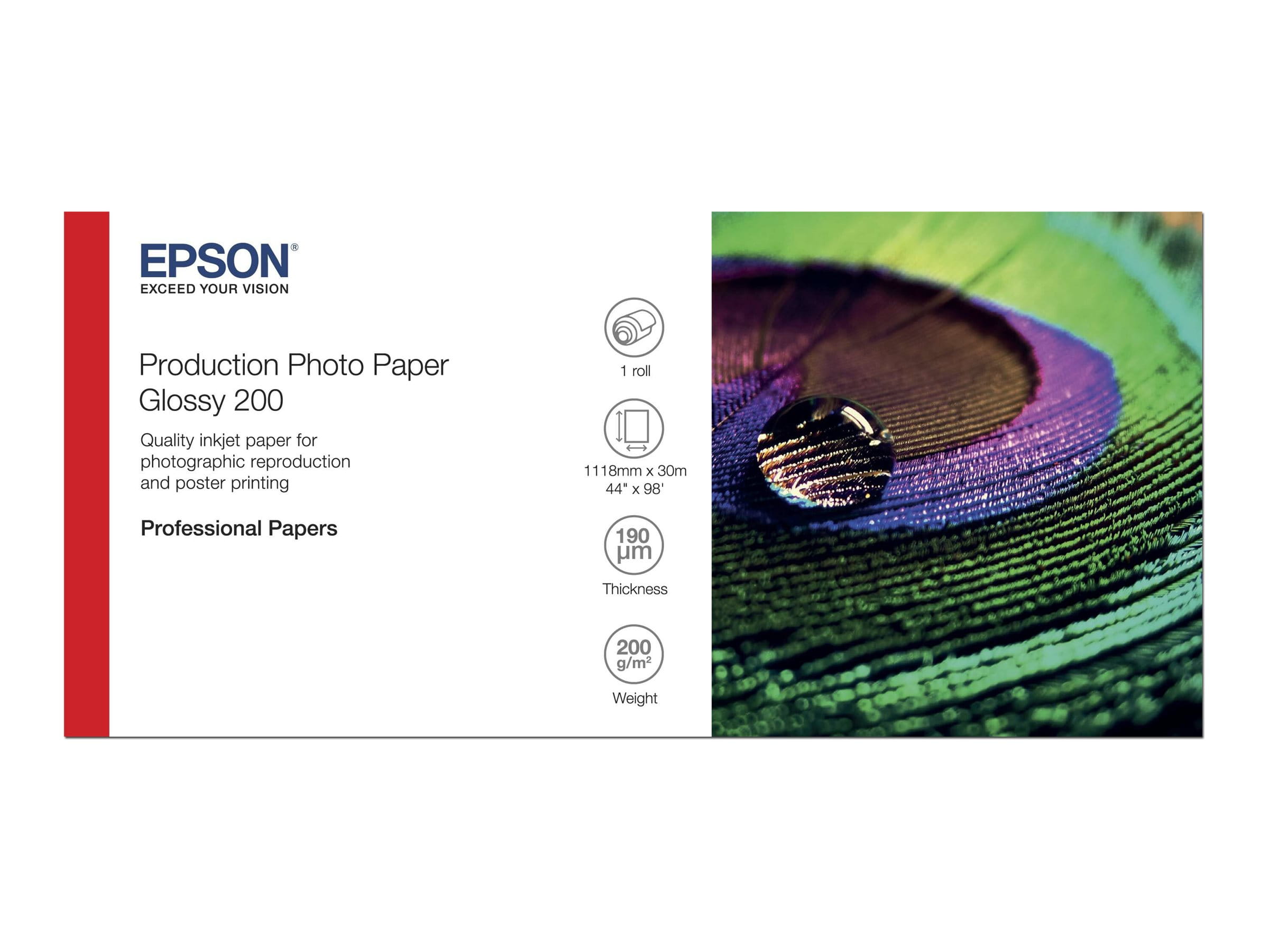 Epson Production - Polyethylen (PE) - glänzend - mikroporös - 200 Mikron - Rolle (111,8 cm x 30 m)