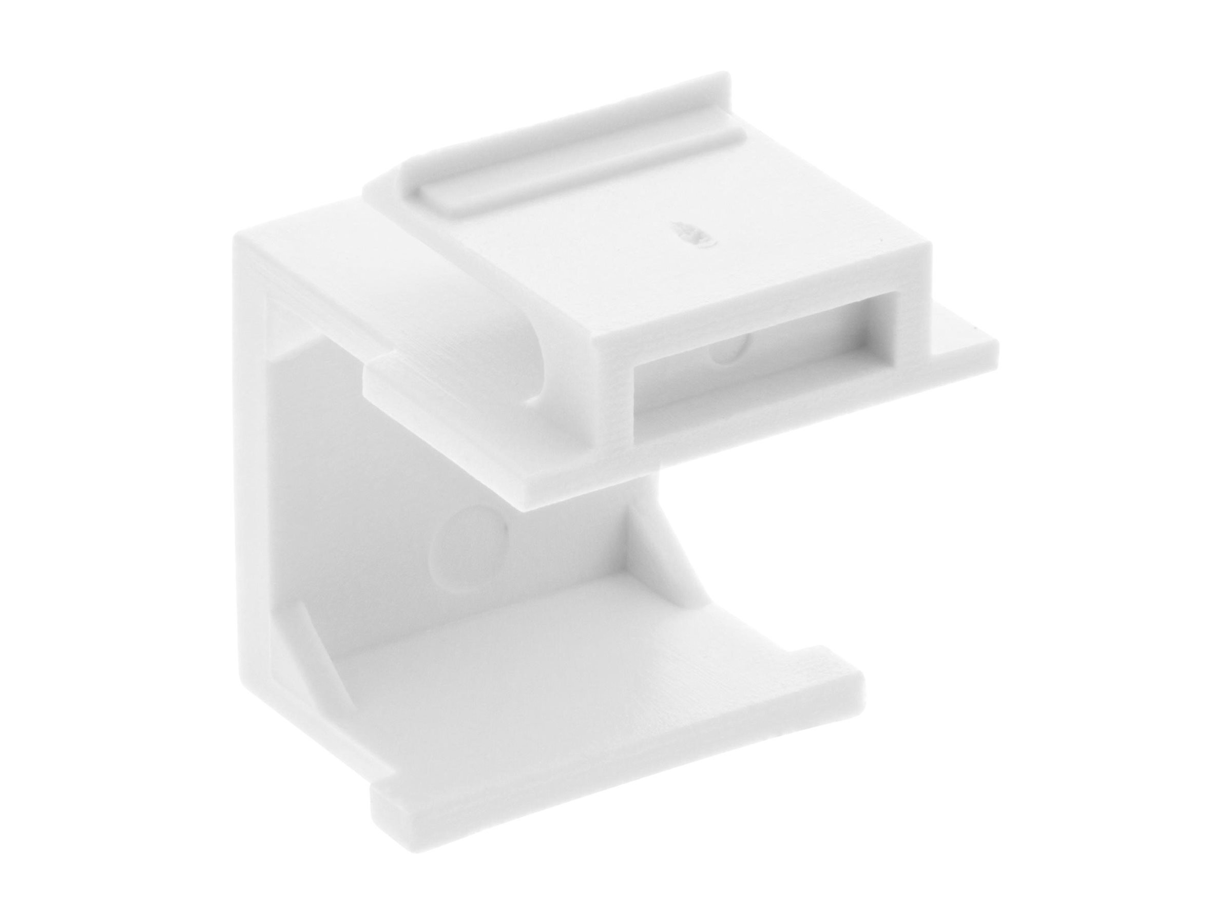 InLine Keystone SNAP-In Blindabdeckung für Modul Steckplatz - weiß 10er Pack