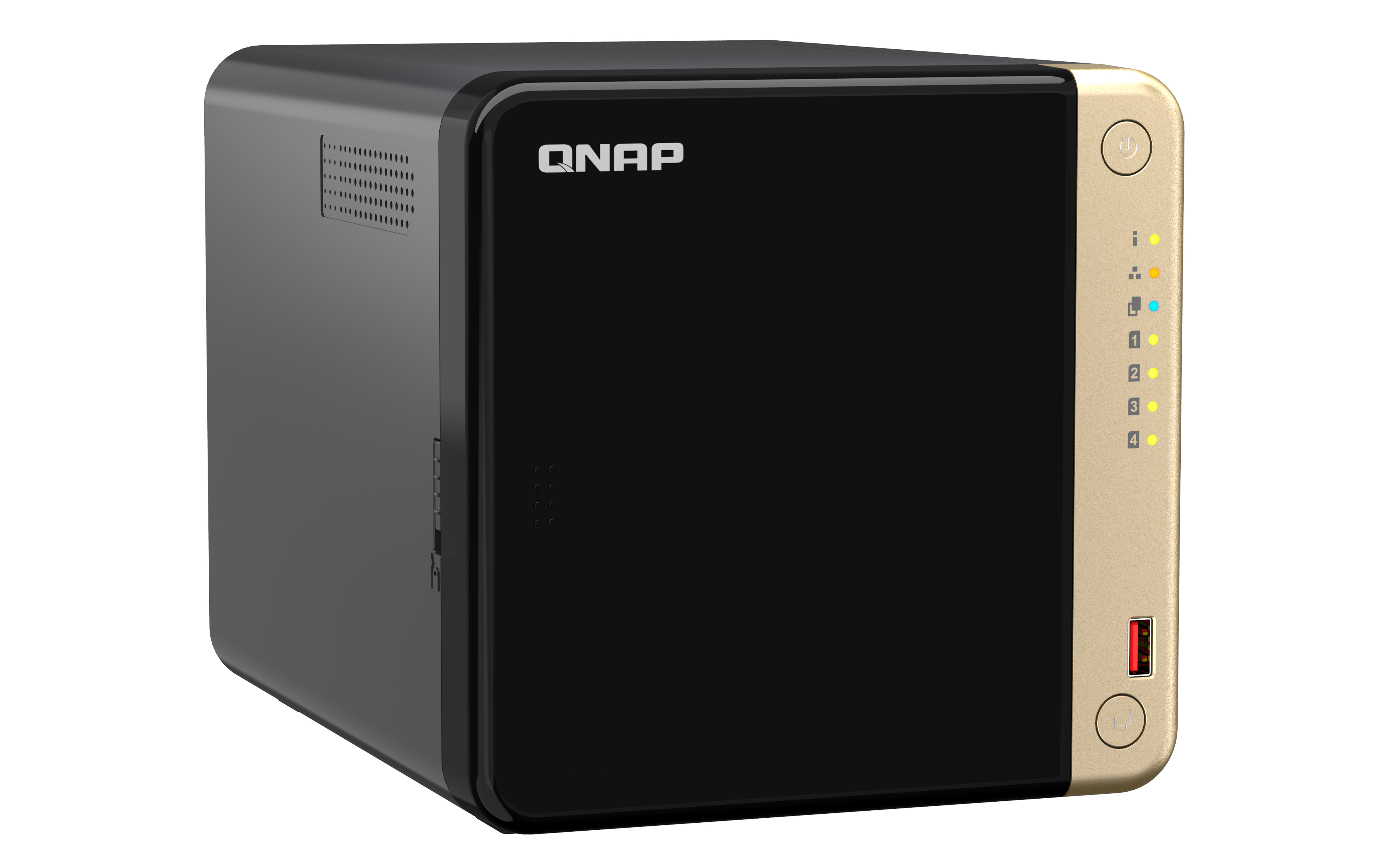 QNAP TS-464 - NAS-Server - 4 Schächte - 16 TB