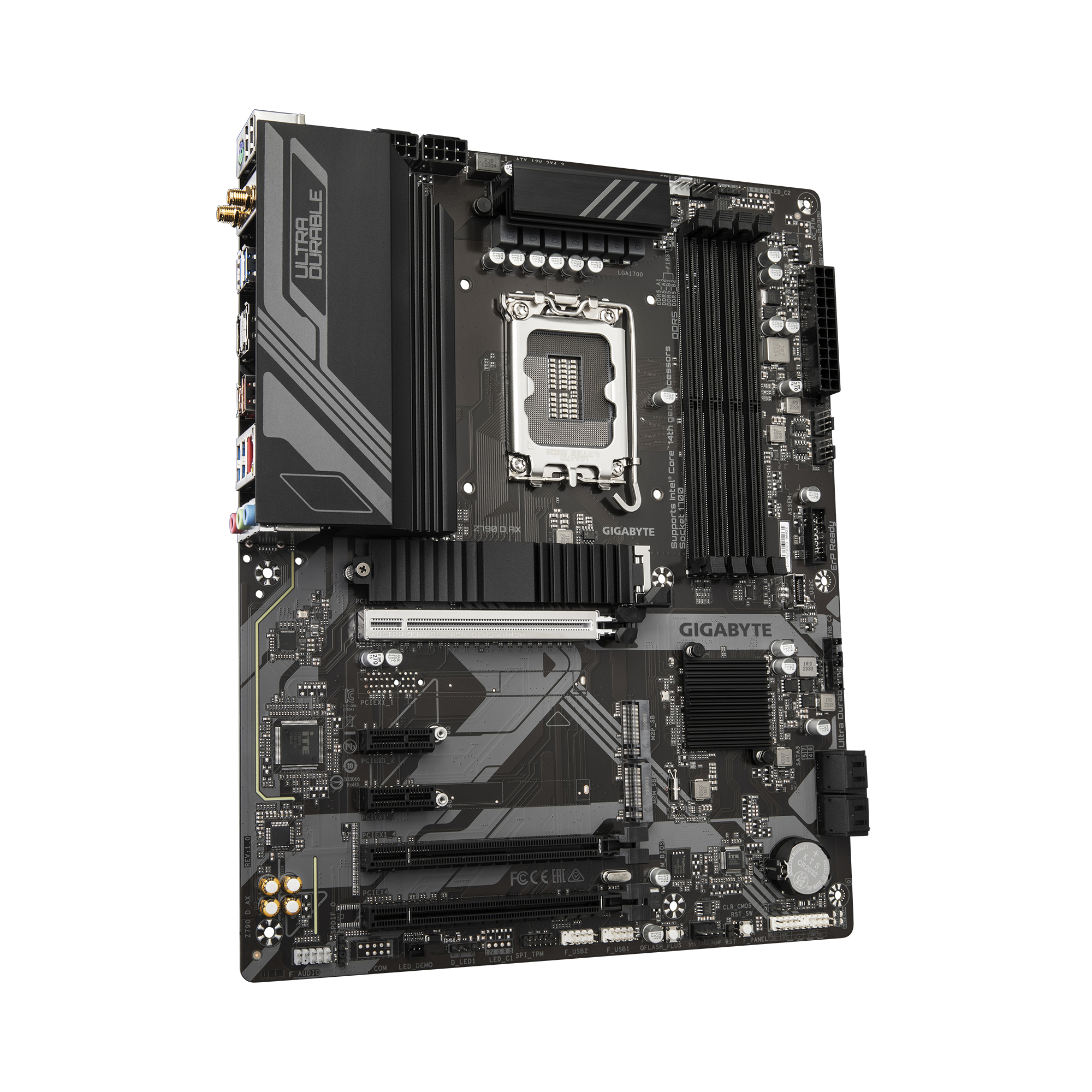 Gigabyte Z790 D AX - 1.0 - Motherboard - ATX - LGA1700 Sockel - Z790 Chipsatz - USB-C 3.2 Gen2, USB-C 3.2 Gen 1, USB 3.2 Gen 2, USB 3.2 Gen 1 - 2.5 Gigabit LAN, Wi-Fi 6, Bluetooth - Onboard-Grafik (CPU erforderlich)