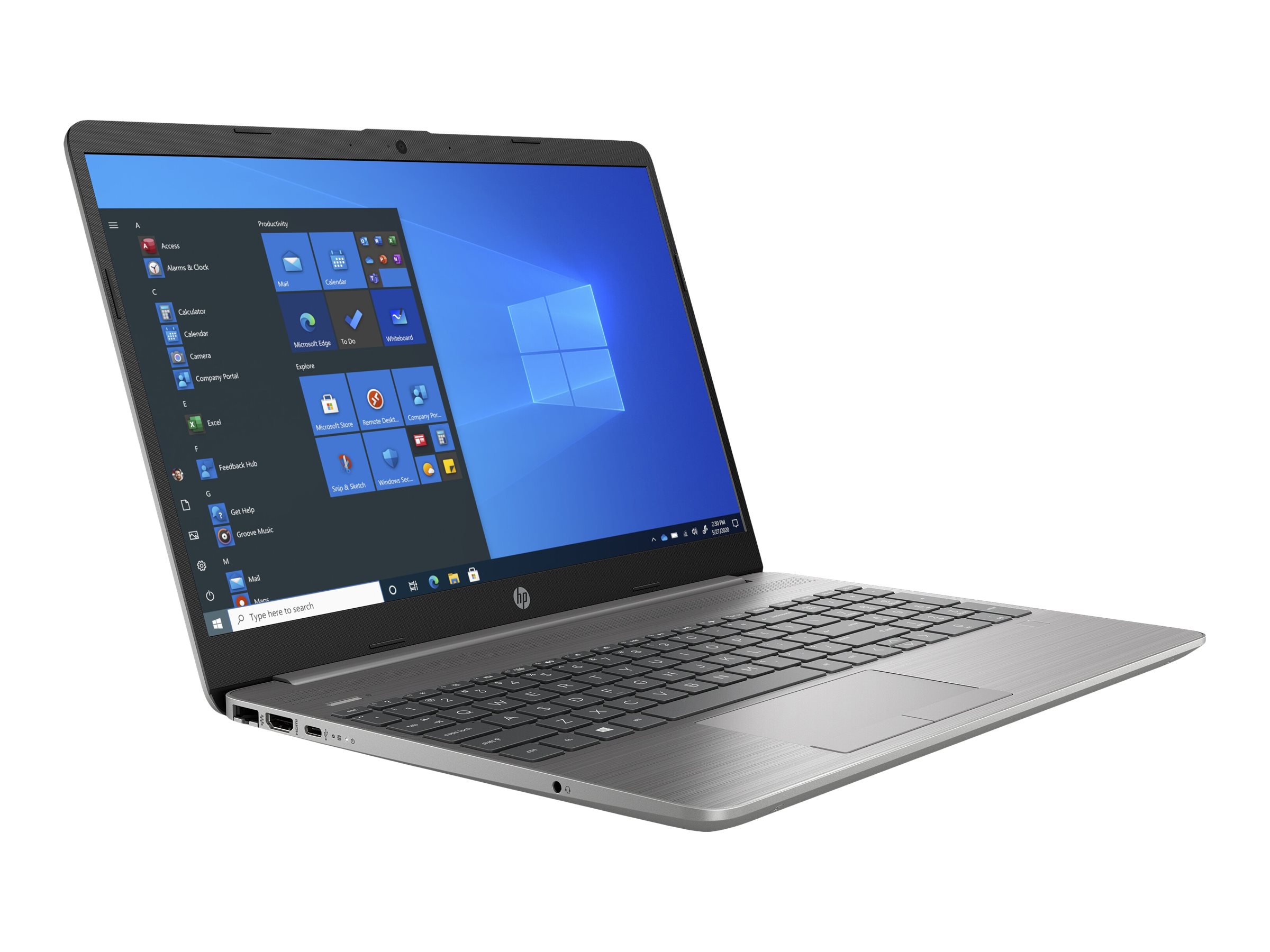 HP 255 G8 Notebook - AMD Ryzen 5 5500U / 2.1 GHz - Win 10 Pro 64-Bit - Radeon Graphics - 8 GB RAM - 256 GB SSD NVMe, HP Value - 39.6 cm (15.6")