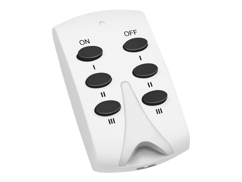 LogiLink EC0008 - Smart-Stecker - kabellos - 433.92 MHz - weiß (Packung mit 3)