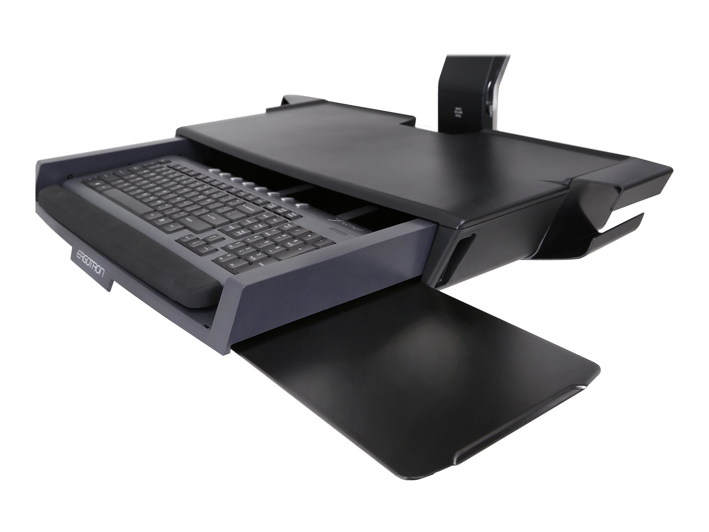 Ergotron Befestigungskit (CPU-Halter, 2 Schienenabdeckungen, 2 Kabelkanäle, Wandschienenhalterung, Maus-Shelf, Handgelenkkissen, VESA-Adapter, Tastatur-Tablett, einstellbarer Monitorarm, Wandschiene 34", Ablage für Barcode-Scanner und Maus) - für LCD- Ergotron Befestigungskit (CPU-Halter, 2 Schienenabdeckungen, 2 Kabelkanäle, Wandschienenhalterung, Maus-Shelf, Handgelenkkissen, VESA-Adapter, Tastatur-Tablett, einstellbarer Monitorarm, Wandschiene 34", Ablage für Barcode-Scanner und Maus) - für LCD-