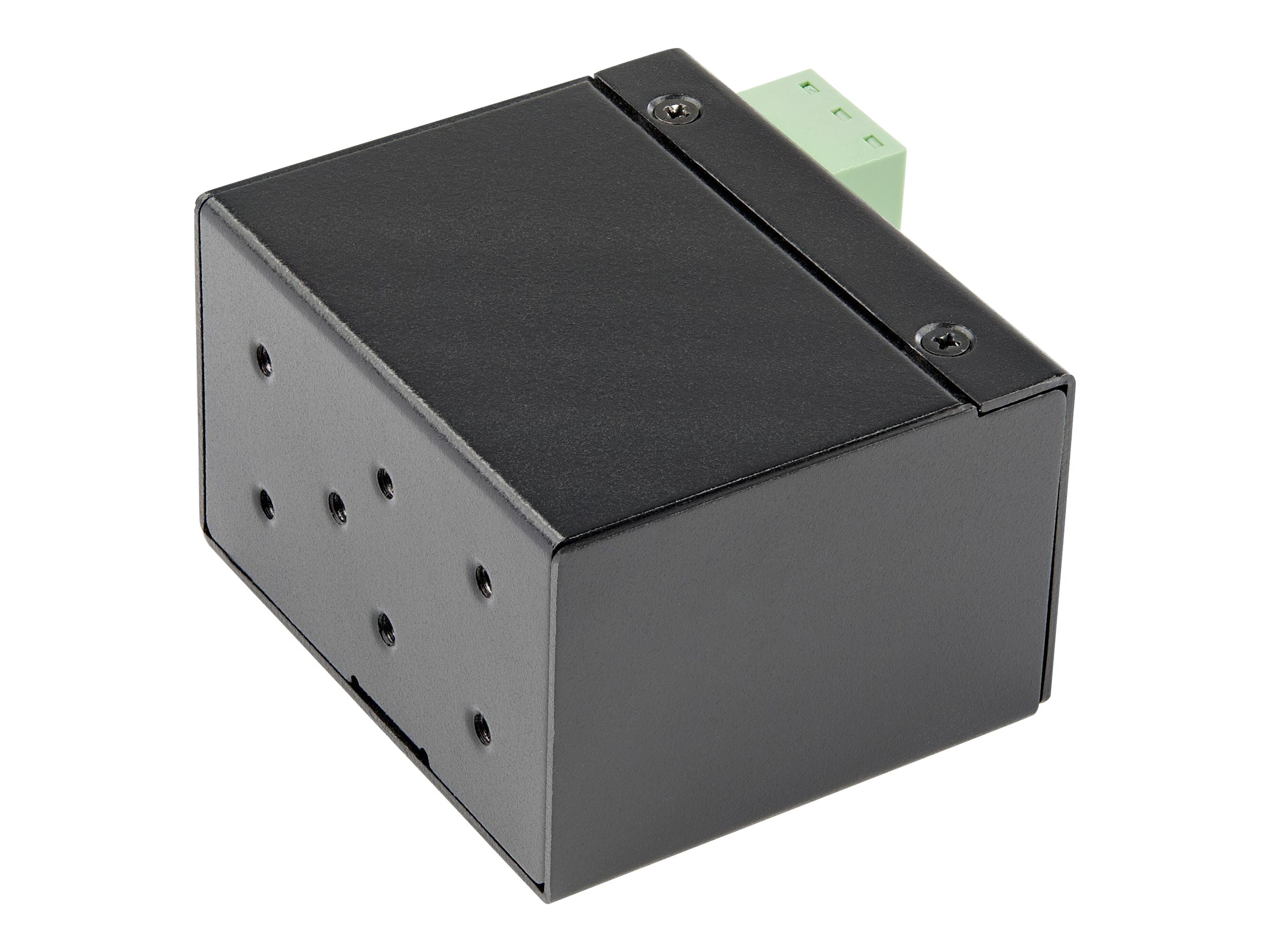 StarTech.com Industrial Media Converter - 100 Mbit/s Medienkonverter LWL Kupfer - Singlemode-/Multimode Glasfaser auf Kupfer Netzwerk - 12-56 V DC - IP-30/-40&deg;C bis 75&deg;C (IMC100MSFP)