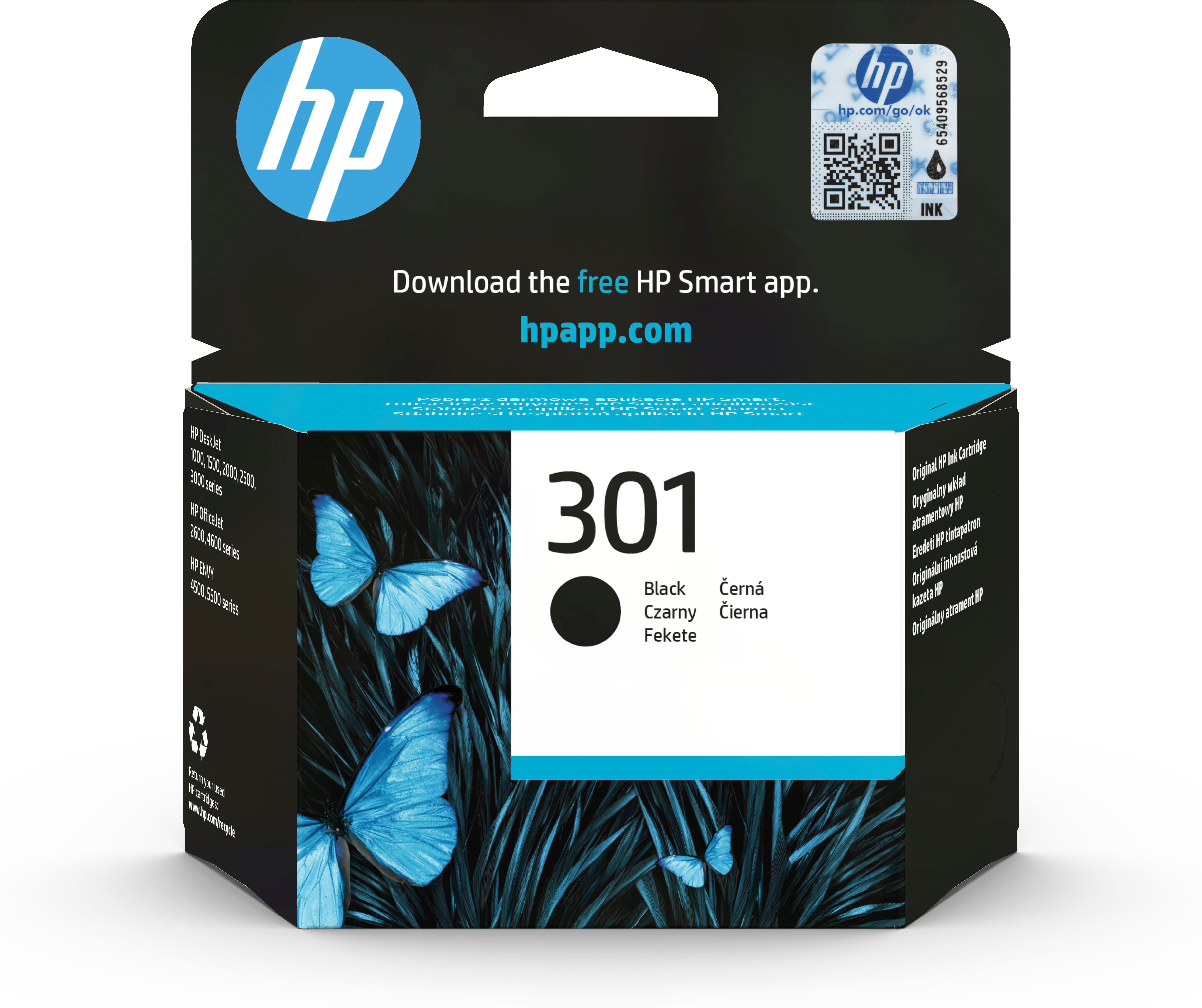 HP 301 - 3 ml - Schwarz - original - Tintenpatrone