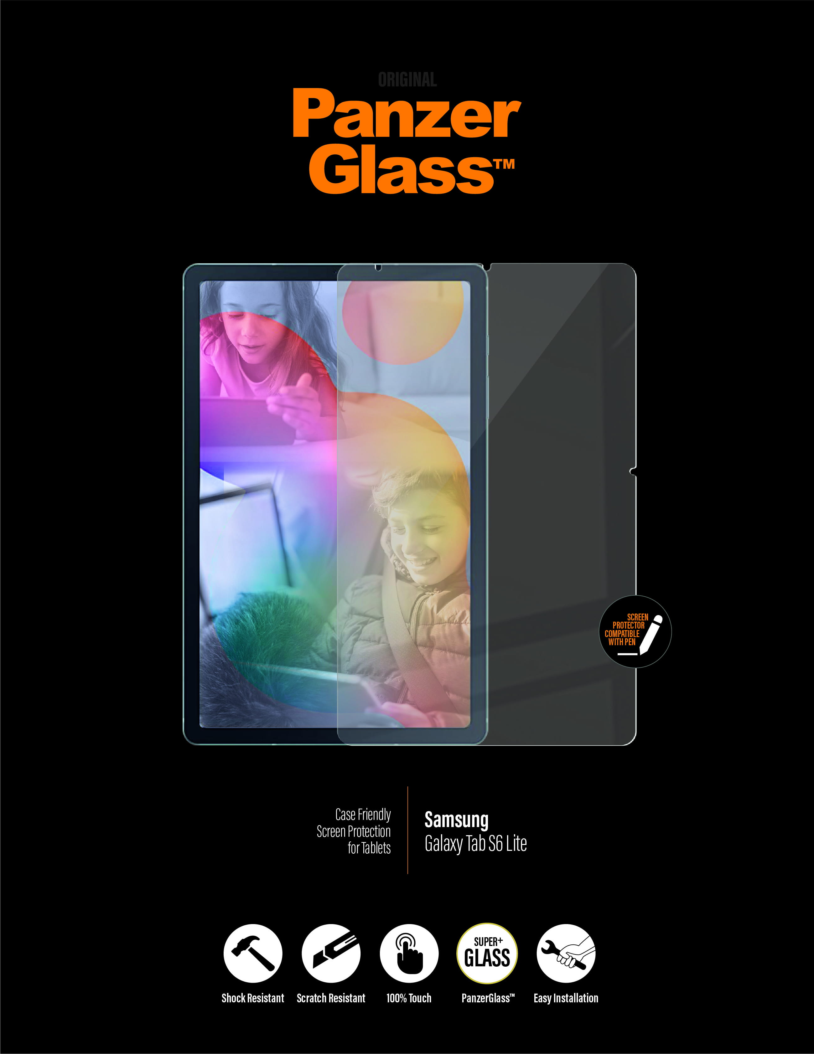 PanzerGlass Case Friendly - Bildschirmschutz für Tablet