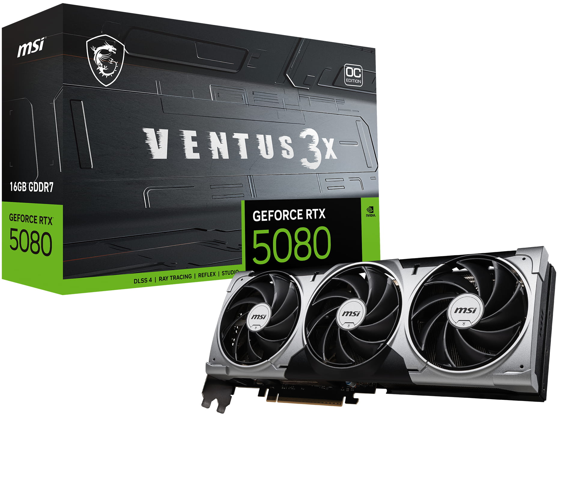 MSI GeForce RTX 5080 16G VENTUS 3X OC - Grafikkarte
