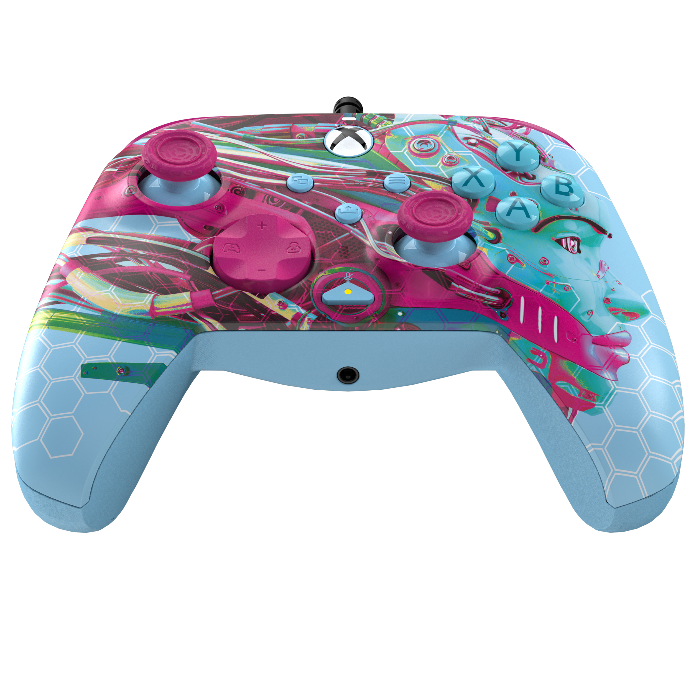 PDP REMATCH GLOW Advanced, Gamepad, PC, Xbox One, Xbox Series S, Xbox Series X, D-Pad, Menü-Taste, Schaltfläche Teilen, View button, Analog / Digital, Kabelgebunden, USB