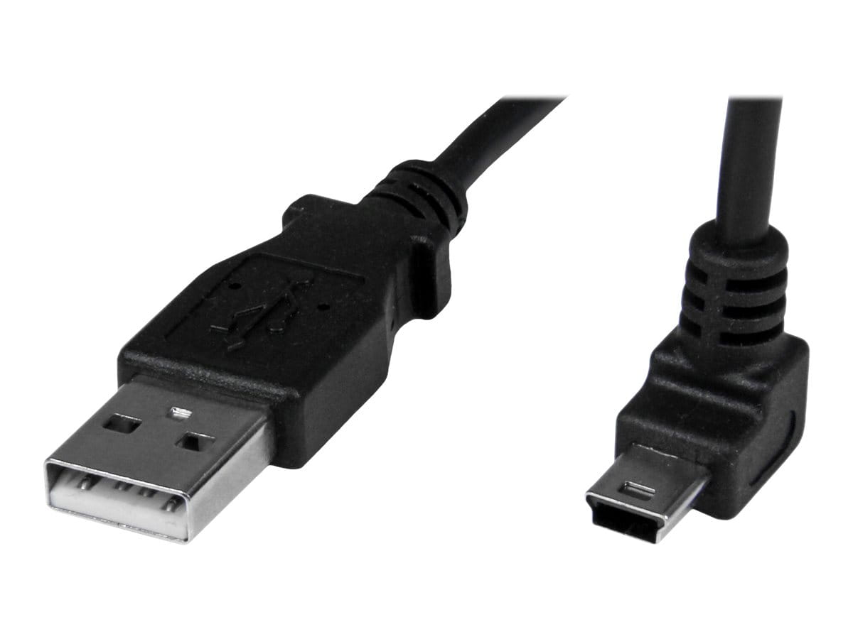 StarTech.com 1m USB auf Mini USB Anschlusskabel 90° gewinkelt - USB A zu Mini B Kabel - 1 x USB A (St)