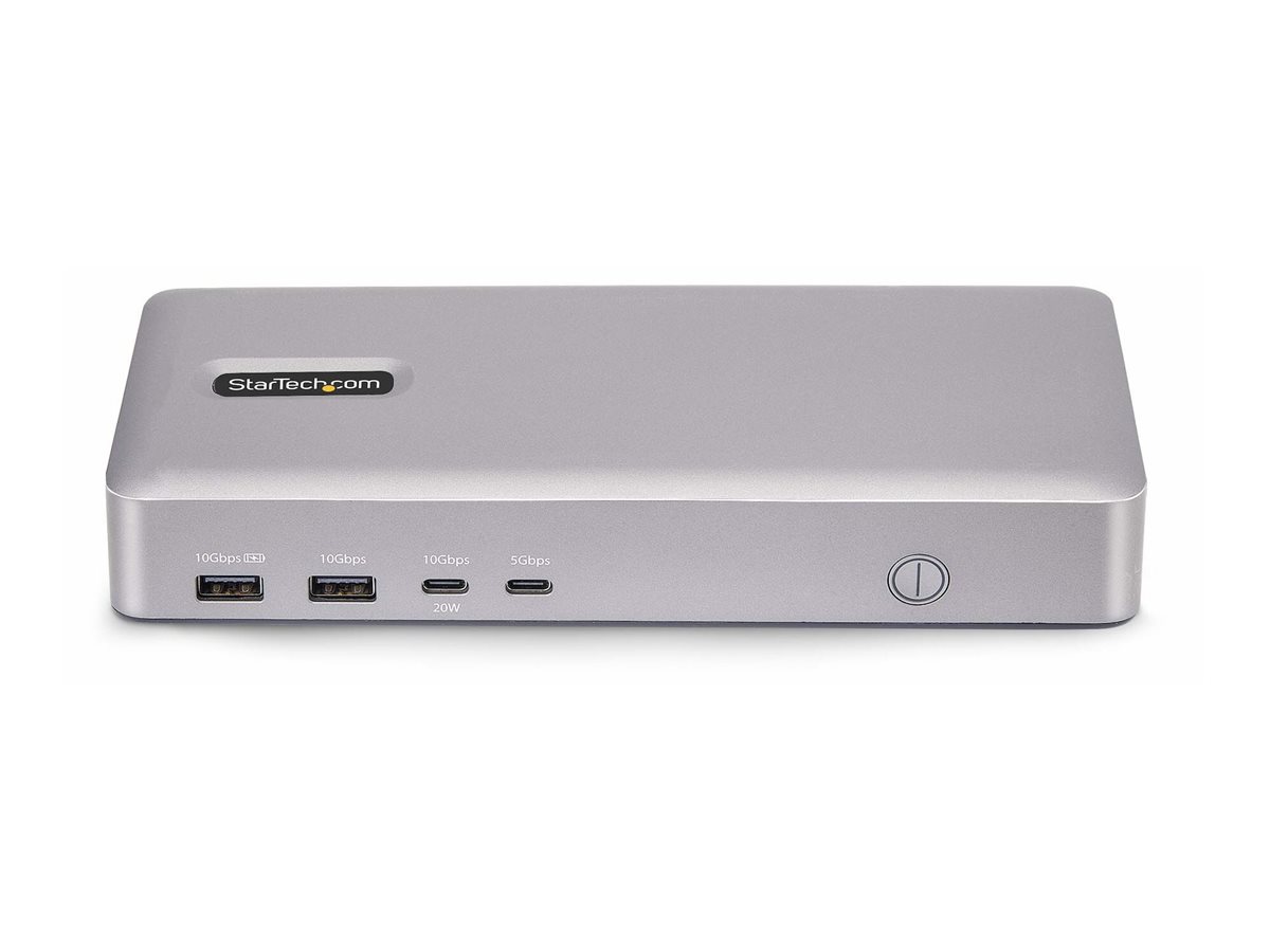 StarTech.com USB4 Docking Station, USB-C 40Gbps, Dual Video HDMI, Up to 2x 4K 60Hz 4:4:4 (RGB)