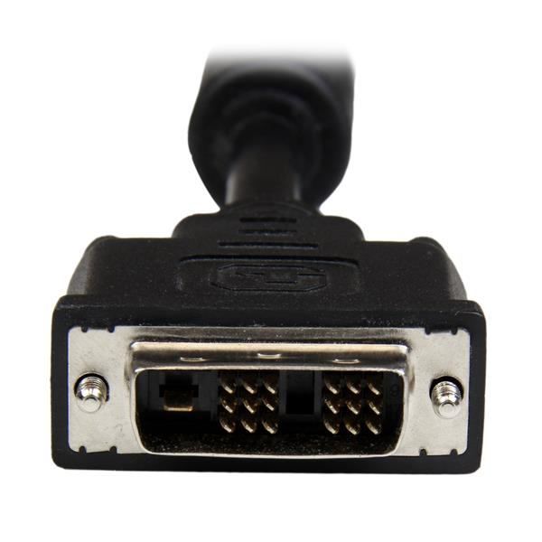 StarTech.com 3m DVI-D Single Link Kabel - St/St - DVI Monitorkabel - 1920x1200 - DVI Verbindungskabel/Anschlusskabel - Schwarz - DVI-Kabel - Single Link - DVI-D (M)