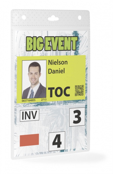 Durable Namensschildhalterung - für A6 - durchsichtig (Packung mit 20)