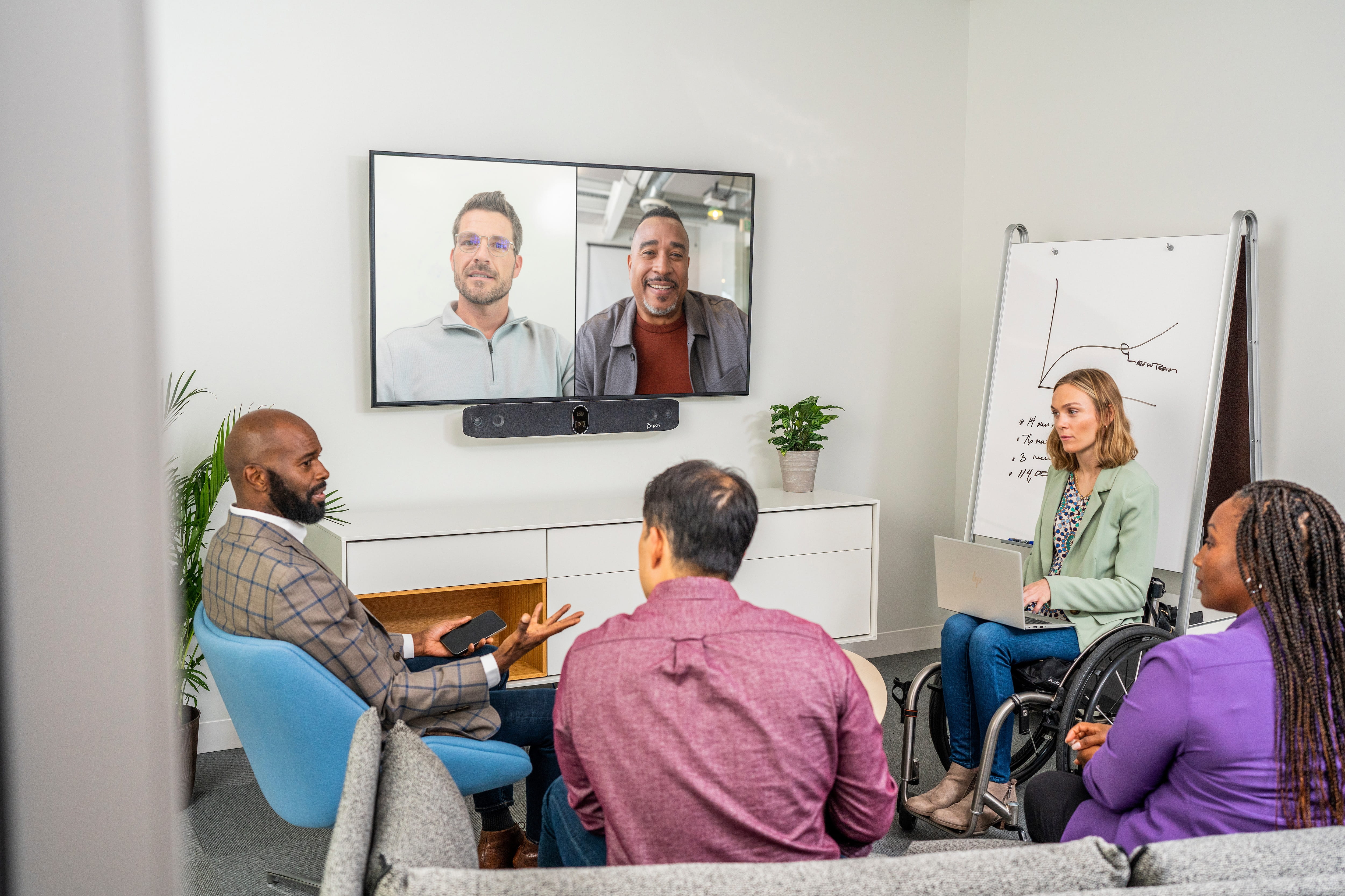 Poly HP Poly Studio X70 - All-in-One Videoleiste (Videoleiste, Poly TC10 Touchcontroller)