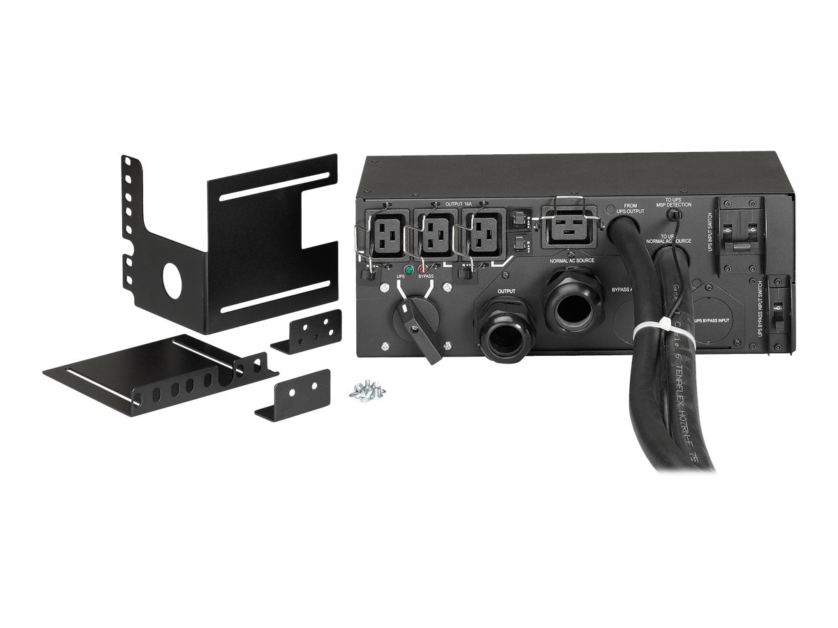 Eaton HotSwap MBP 11000i 3:1 - Umleitungsschalter - 11000 VA - Ausgangsanschlüsse: 4 - 48.3 cm (19")