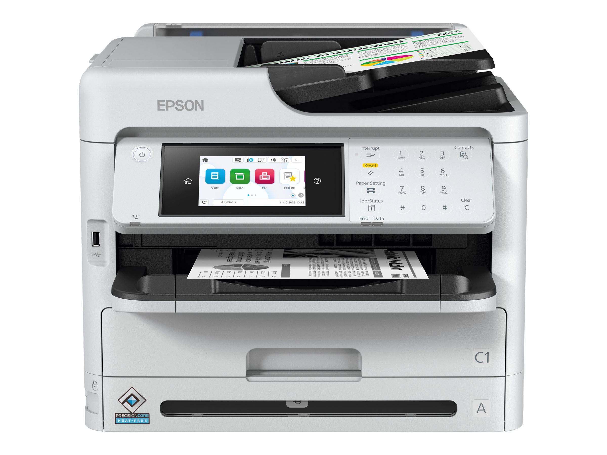 Epson WorkForce Pro WF-M5899DWF - Multifunktionsdrucker - s/w - Tintenstrahl - 216 x 297 mm (Original)